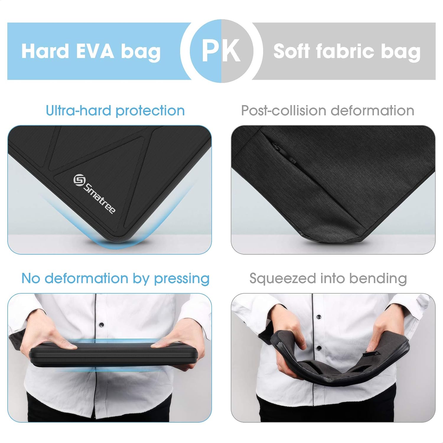 FUNDA RÍGIDA PARA LAPTOP SMATREE 13.3 PULGADAS PARA DELL PRO 13 PLUS PB13250 O 2-EN-1 - 3