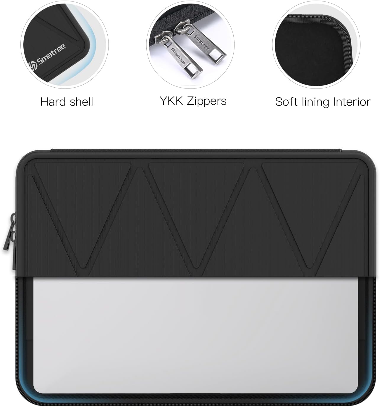 FUNDA RÍGIDA PARA LAPTOP SMATREE 13.3 PULGADAS PARA DELL PRO 13 PLUS PB13250 O 2-EN-1 - 5