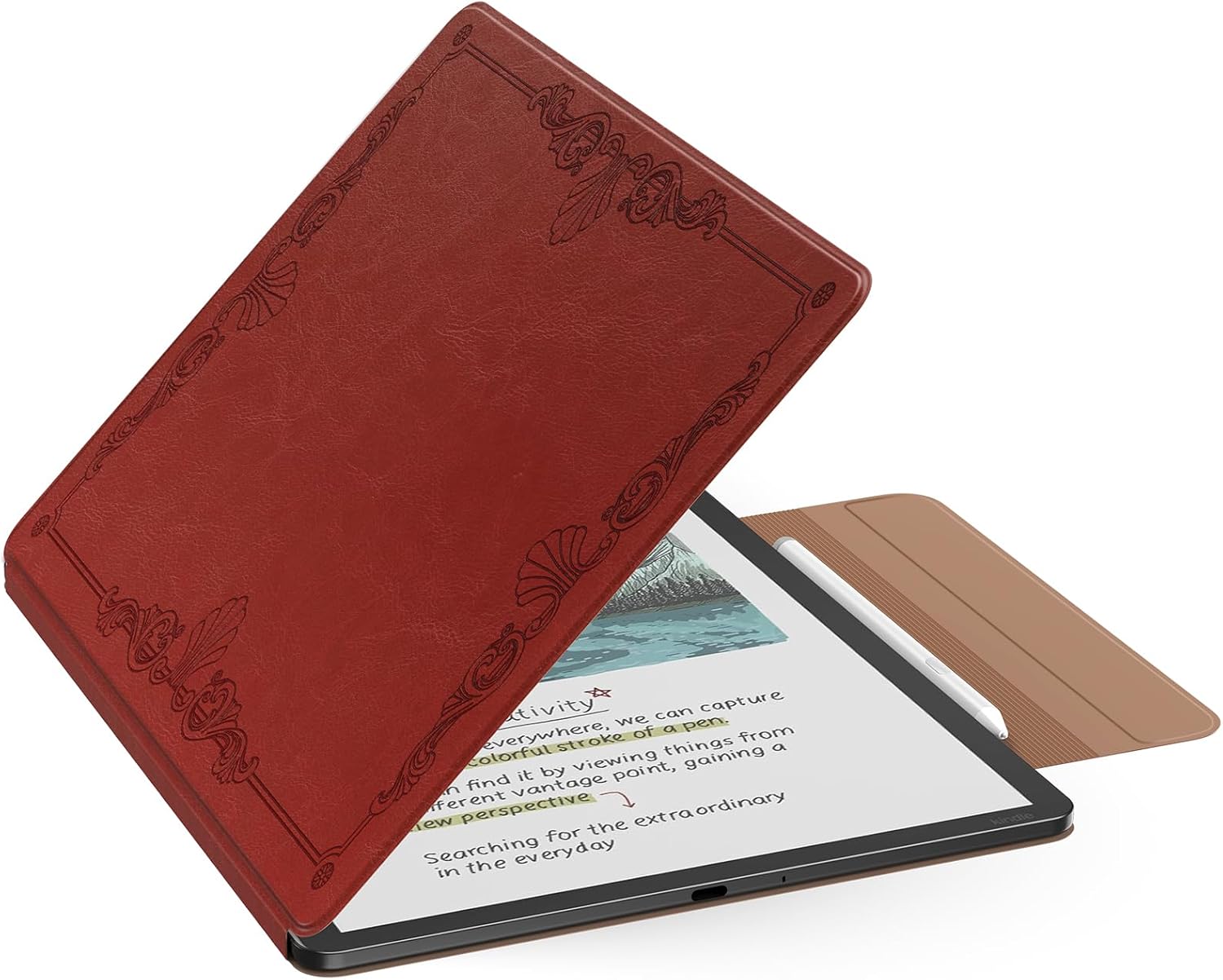 FUNDA MOKO PARA KINDLE SCRIBE 11' 3RA GEN Y COLORSOFT 1RA GEN 2025 ESTILO VINTAGE - 1