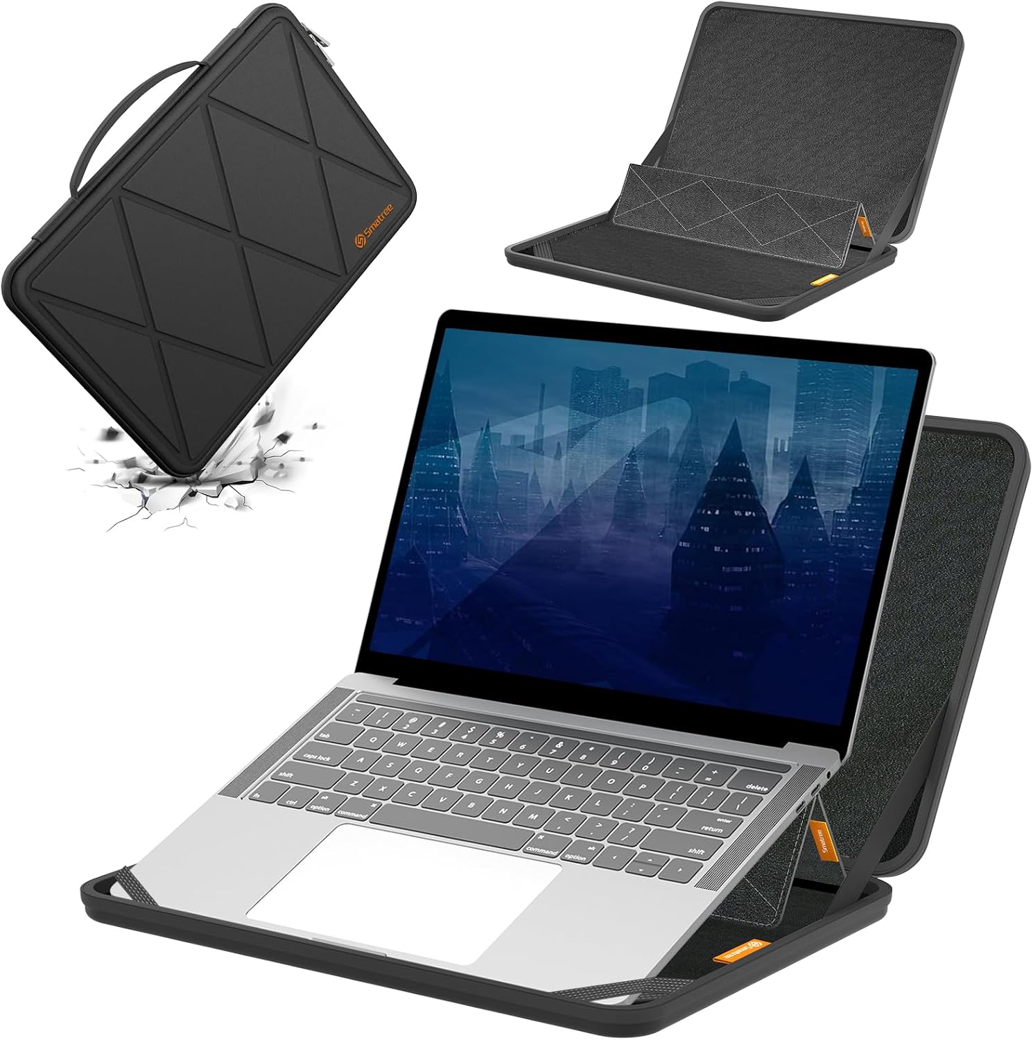 FUNDA RÍGIDA CON SOPORTE SMATREE MS89 PARA LG GRAM PRO 2 EN 1 16T90SP 16 PULGADAS - 1