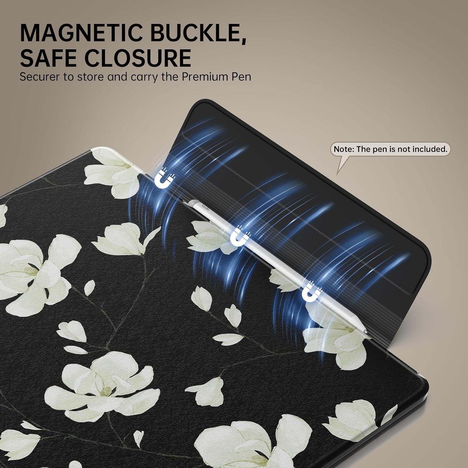 ESTUCHE MOKO PARA KINDLE SCRIBE 11' 3RA GEN Y COLORSOFT 1RA GEN MAGNOLIA - 4