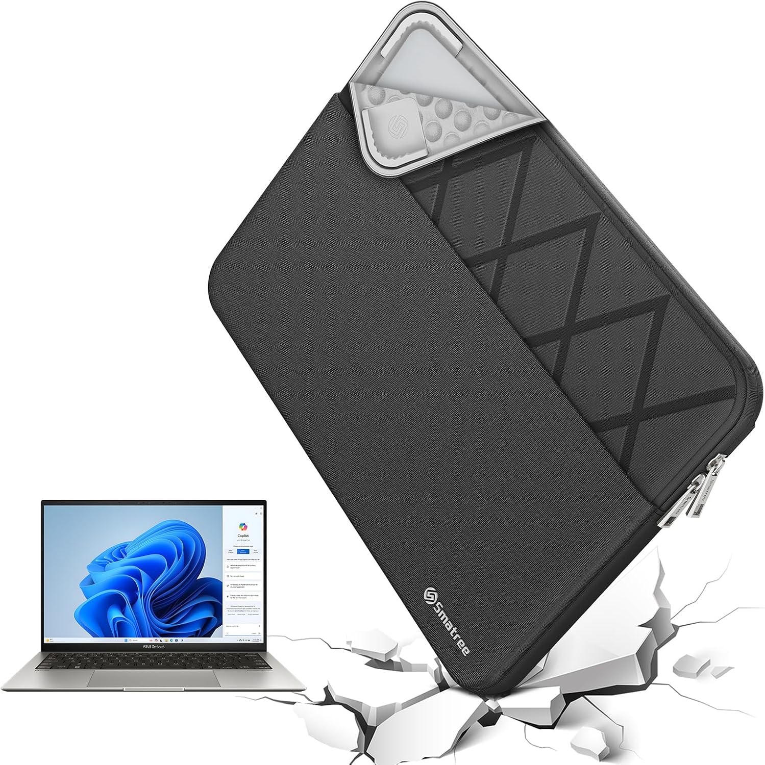 FUNDA PARA LAPTOP SMATREE PARA ASUS ZENBOOK PRO 14 OLED UX6404 14 PULGADAS - 1
