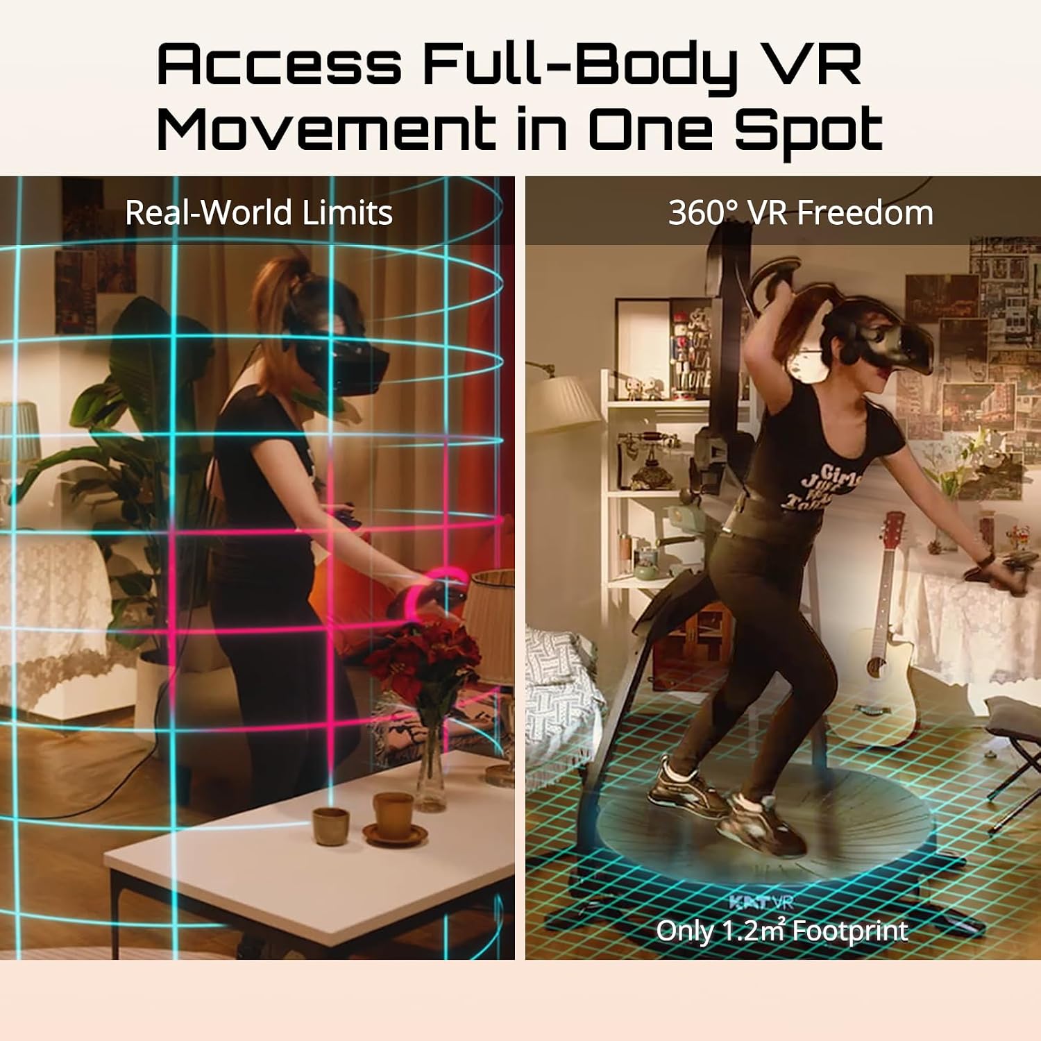 CINTA DE CORRER VR KAT WALK C2 CORE TALLA US 9.5 - 4