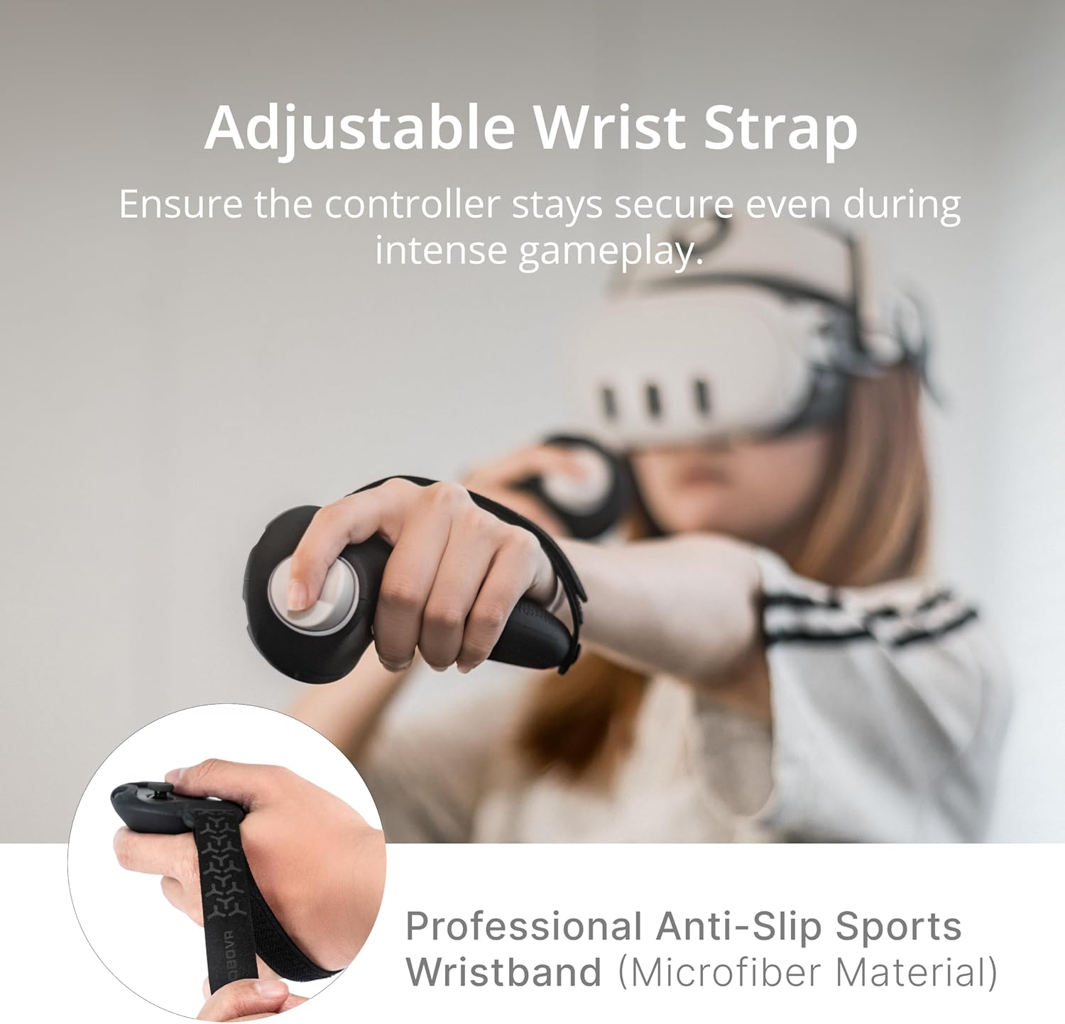 CUBIERTA PARA GRIPS DE CONTROL BOBOVR G3 COMPATIBLE CON META QUEST 3/3S - 3