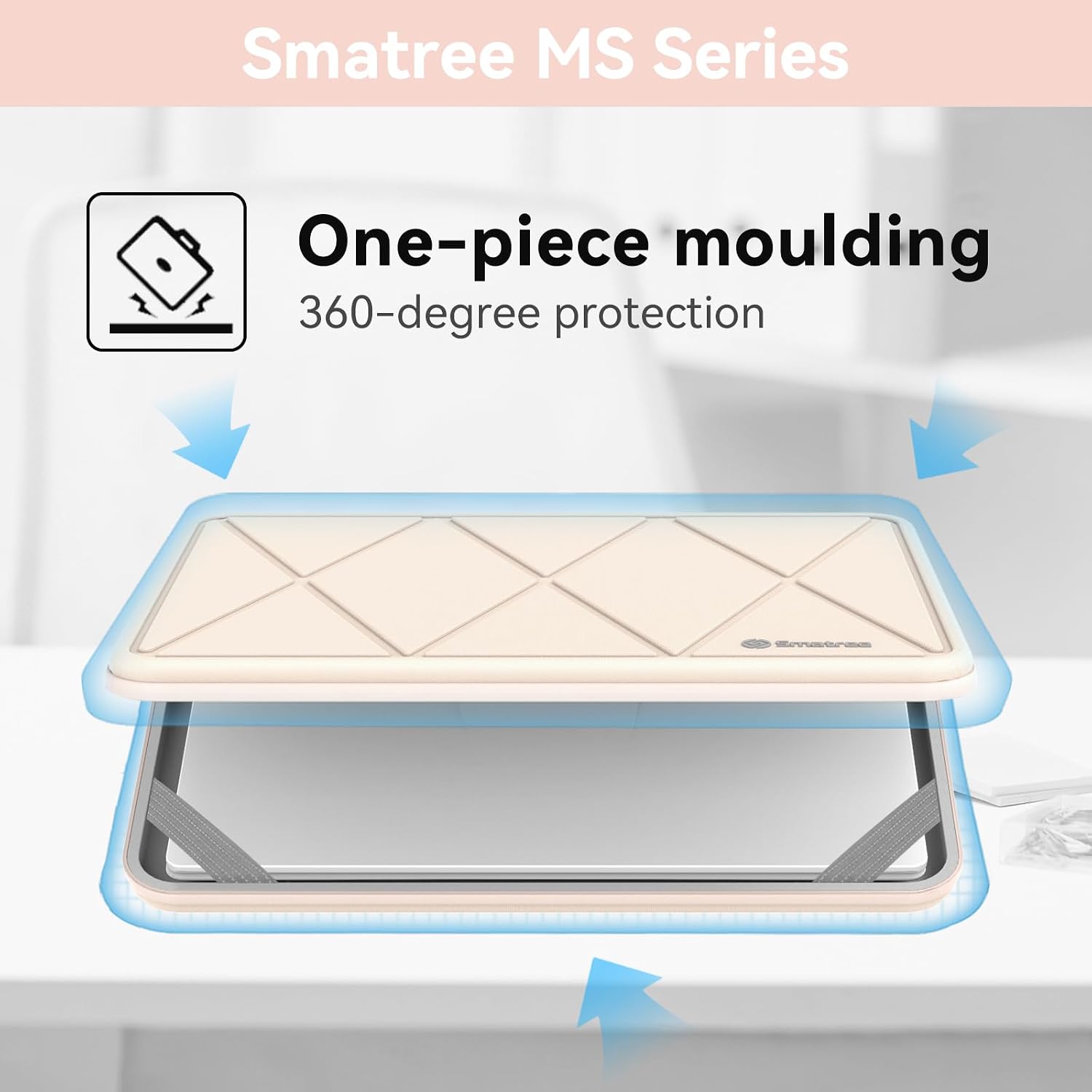 FUNDA RÍGIDA CON SOPORTE SMATREE MS59T PARA ASUS ZENBOOK DUO 14 UX482 14' - 5