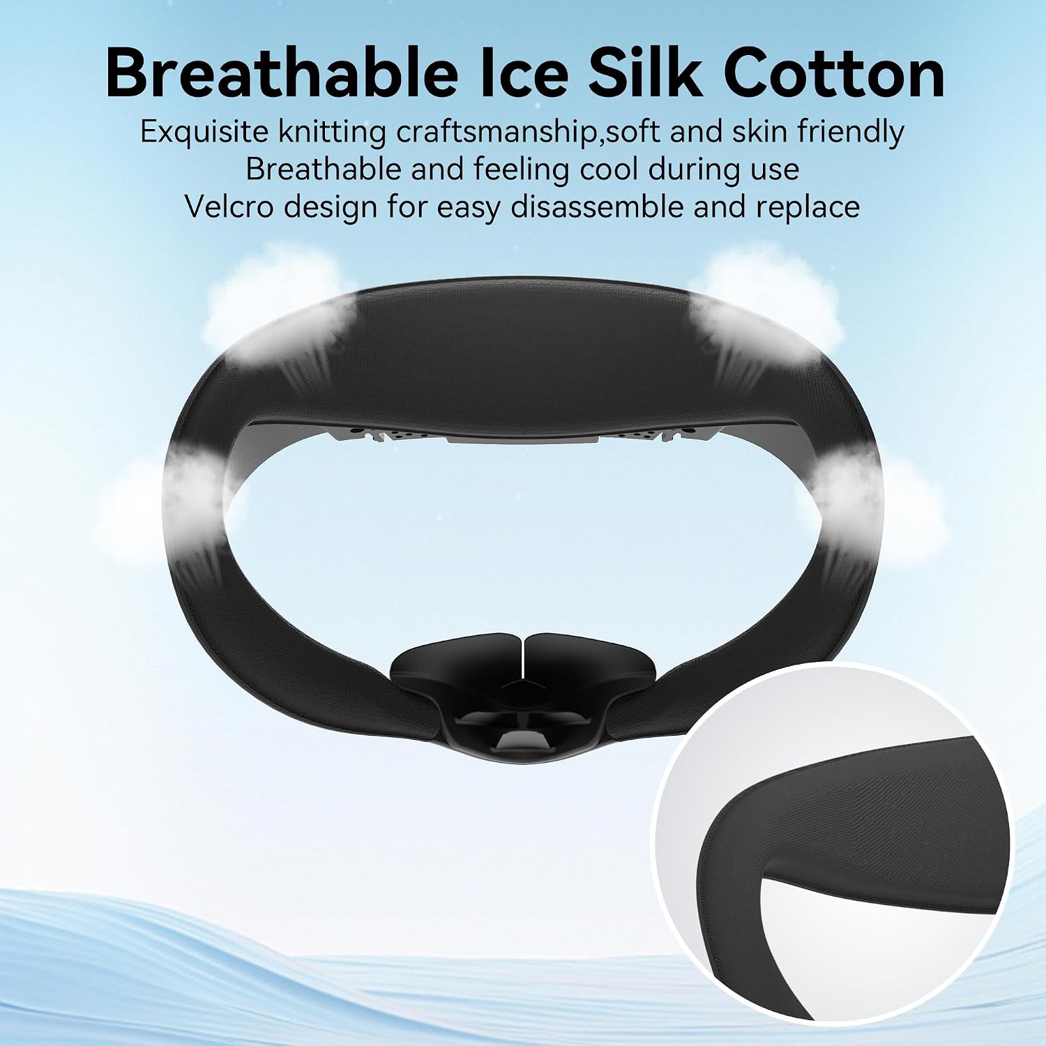 INTERFAZ FACIAL CON VENTILADOR PARA META QUEST 3S HIBLOKS - 3