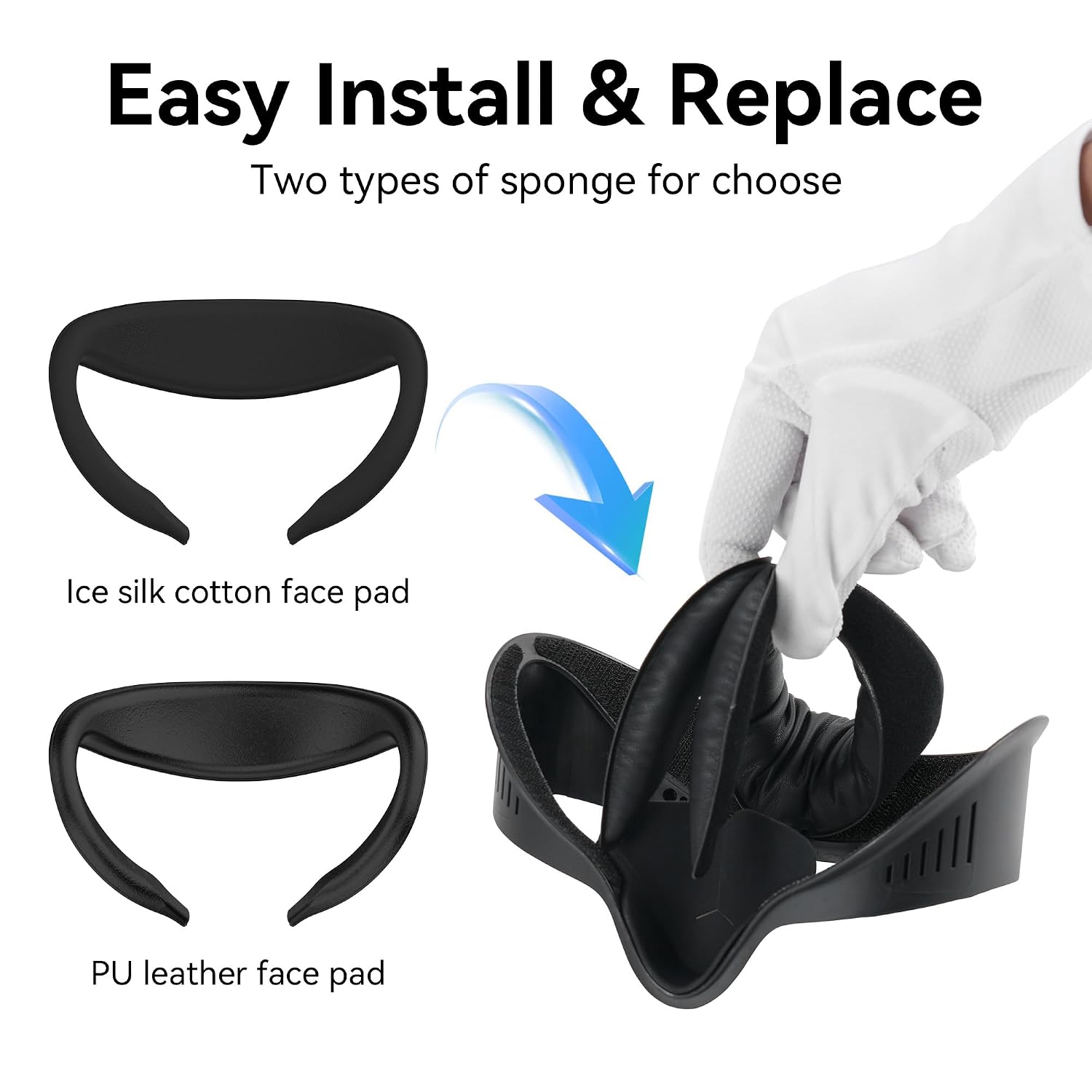 INTERFAZ FACIAL CON VENTILADOR PARA META QUEST 3S HIBLOKS - 5