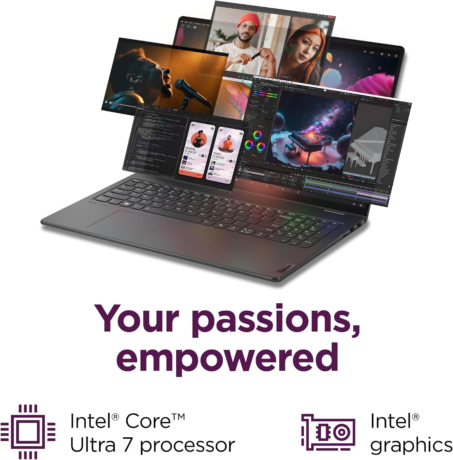 LAPTOP 2 EN 1 LENOVO YOGA 7I CORE ULTRA 7 155U 16' 2K TOUCHSCREEN - 2