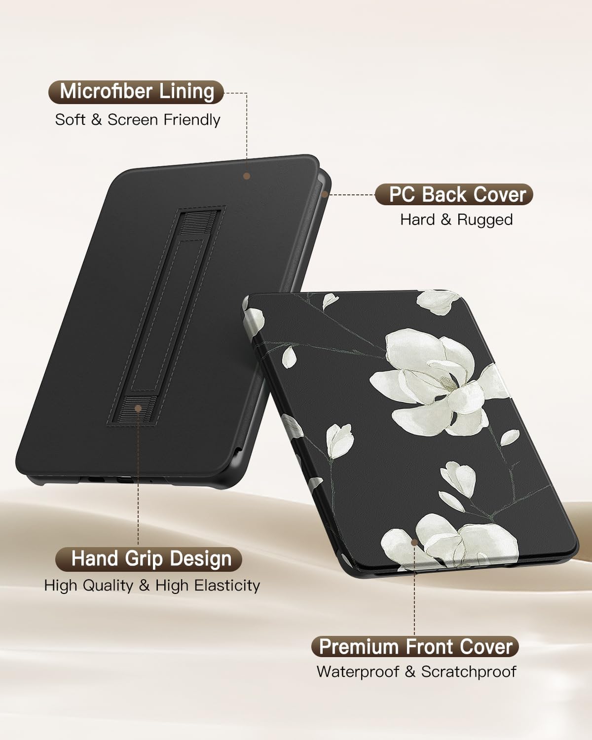 FUNDA PARA EBOOK READER MOKO 7' 12TH GEN 2024 MAGNOLIA - 5