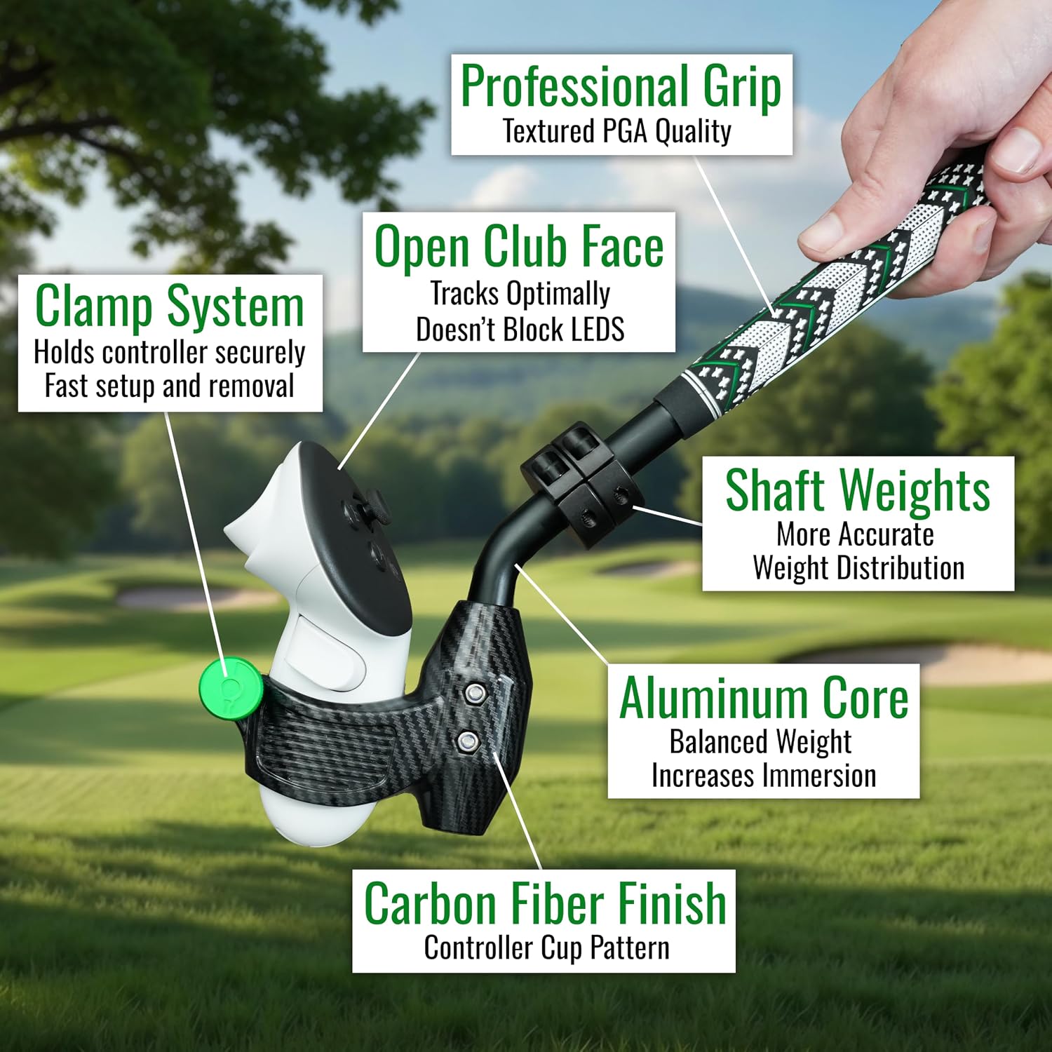 MANGO PARA PALO DE GOLF DEADEYEVR DRIVR ACE PARA QUEST - 3