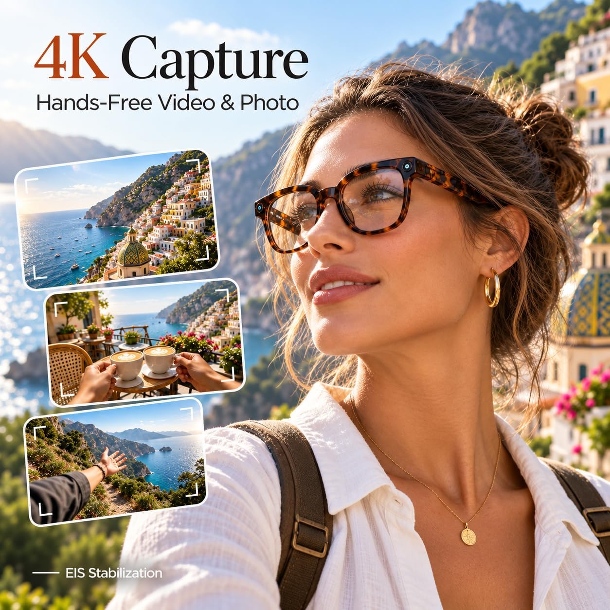GAFAS INTELIGENTES OSAWALLA AI CON CÁMARA 4K Y TRADUCCIÓN EN TIEMPO REAL - 2