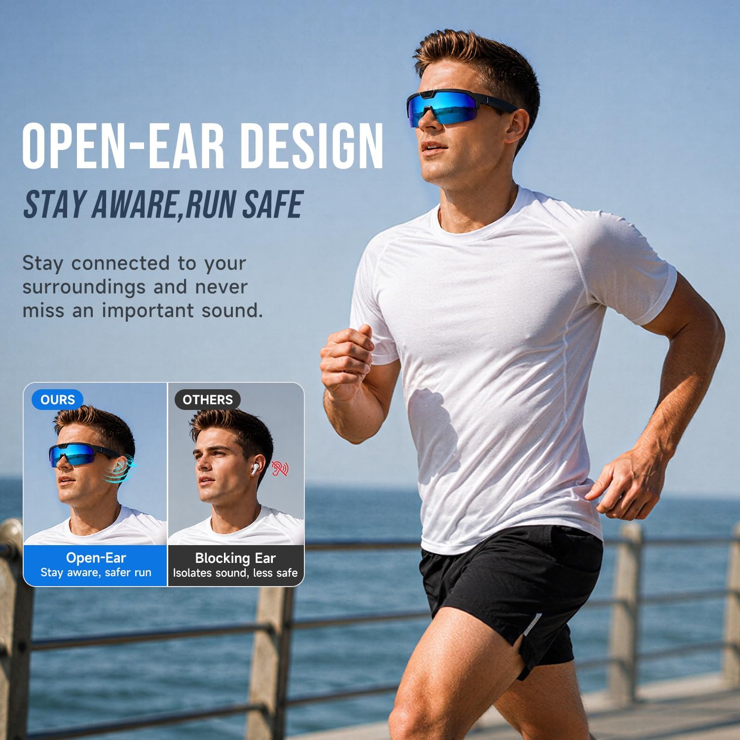 GAFAS INTELIGENTES FLEMIKIE AI CON CÁMARA 35MP Y GRABACIÓN 1200P PARA CICLISMO - 4