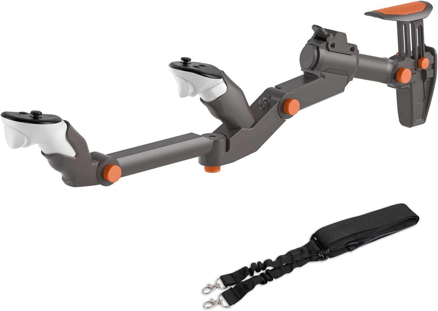 ACCESORIO VR X-SUPER HOME GUNSTOCK PARA META QUEST 3S QUEST 3 QUEST 2 QUEST PRO GRIS GUNMETAL - 1