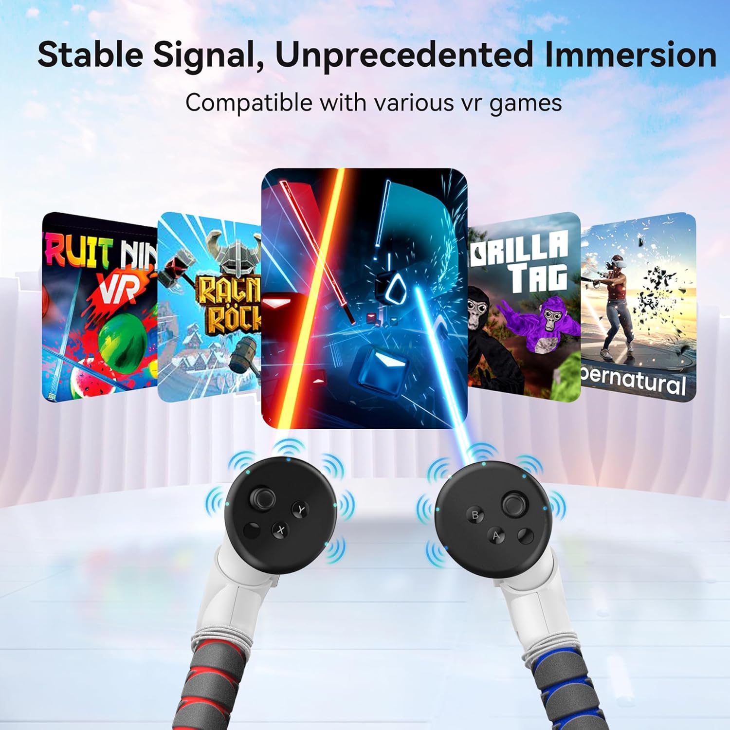 EXTENSIONES PARA CONTROLES VR AMVR UPGRADED GORILLA TAG PARA META/OCULUS QUEST 3 - 2