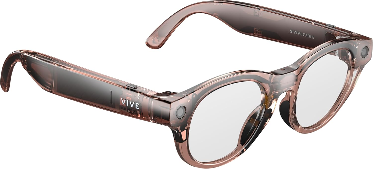 GAFAS INTELIGENTES HTC VIVE EAGLE AI PANTOS CLEAR LENS COLOR MARRÓN CLARO - 3