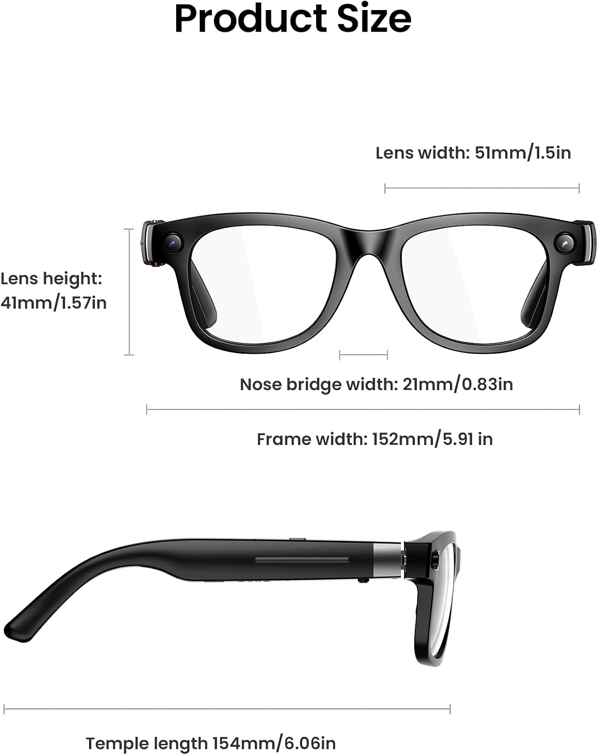 GAFAS INTELIGENTES DPVR G6 CON CÁMARA 8MP Y BLUETOOTH - 2