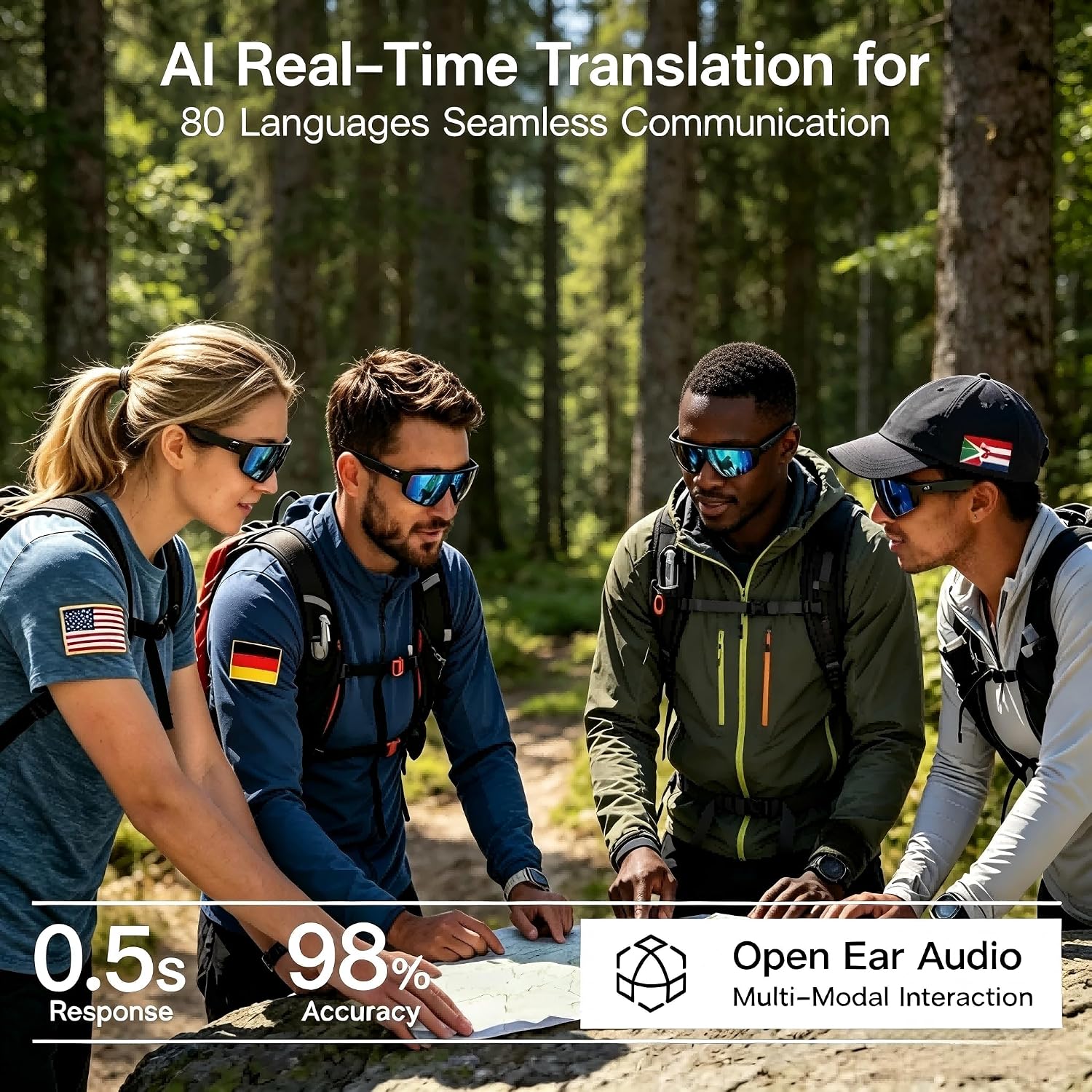 GAFAS INTELIGENTES NEOGAZE AI SPORT CON CONTROL POR VOZ Y CÁMARA HD - 4