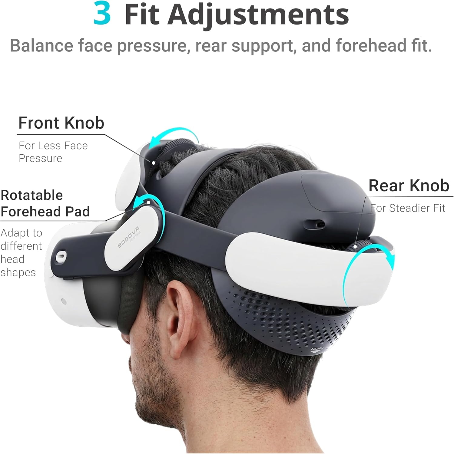 CORREA PARA LENTES VR BOBOVR M3 COMPATIBLE CON QUEST 3/3S - 3