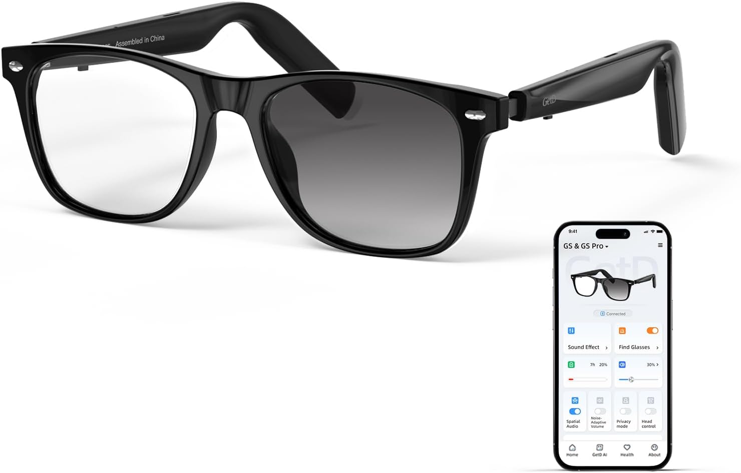 GAFAS INTELIGENTES GETD AI GLASSES CON ASISTENTE CHATGPT Y TRADUCCIÓN EN TIEMPO REAL - 1