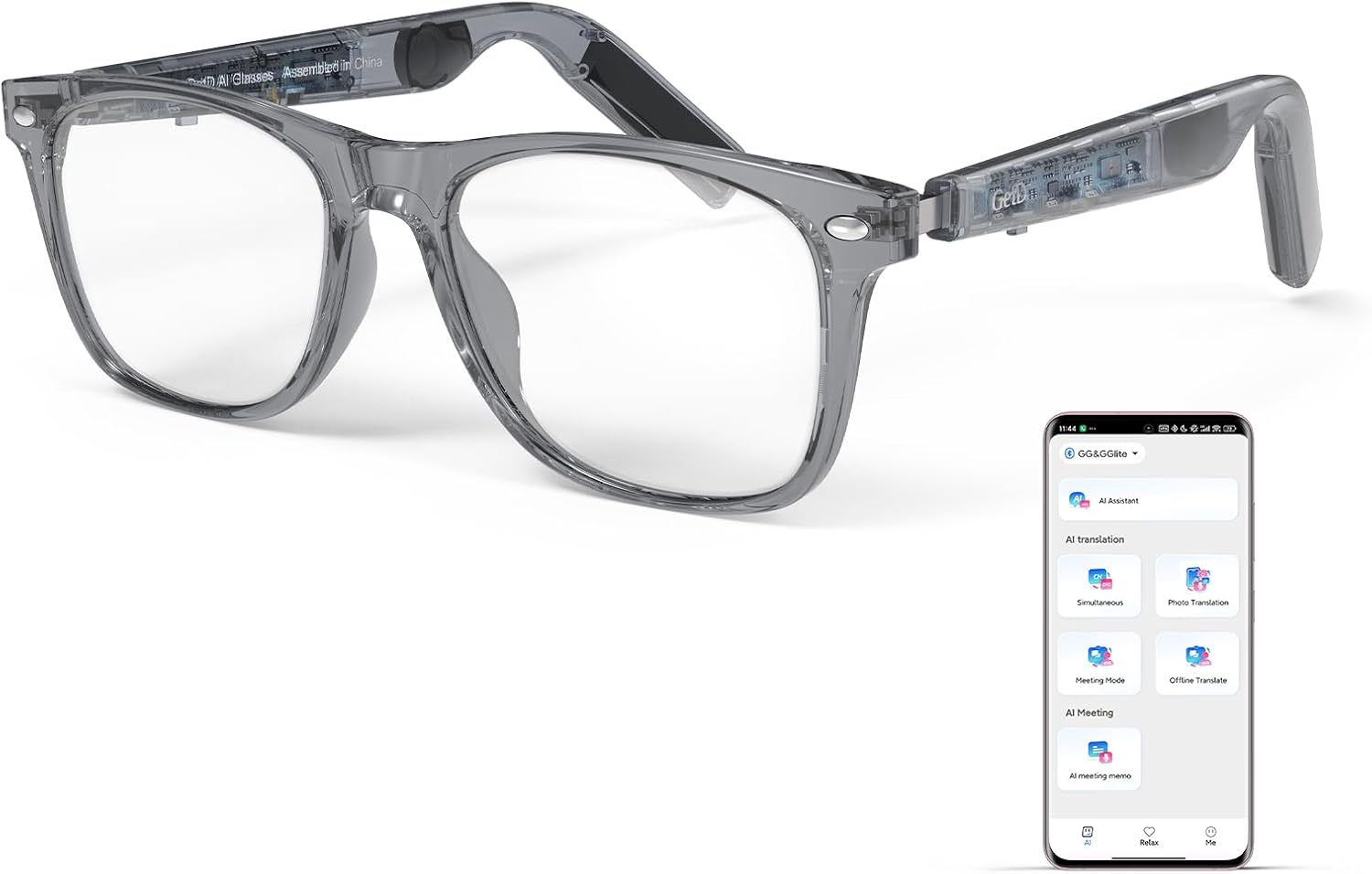 GAFAS INTELIGENTES GETD AI CON ASISTENTE CHATGPT Y TRADUCCIÓN EN TIEMPO REAL - 1