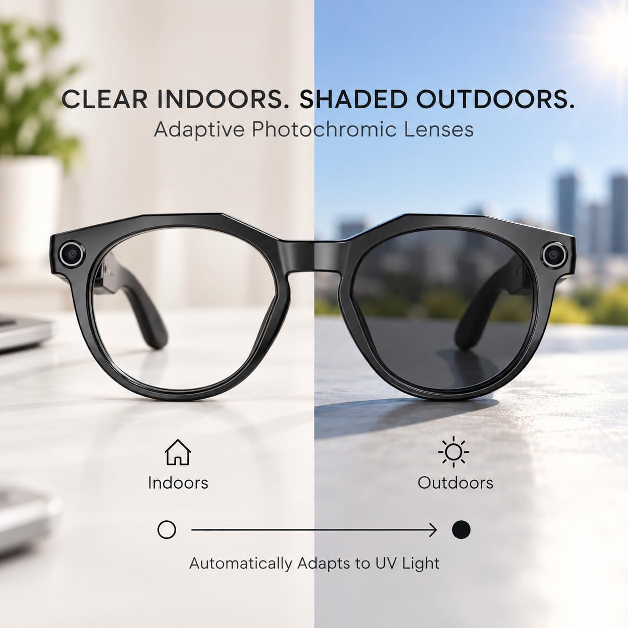GAFAS INTELIGENTES MNVOEQ AI CON CÁMARA Y AUDIO OPEN-EAR - 5
