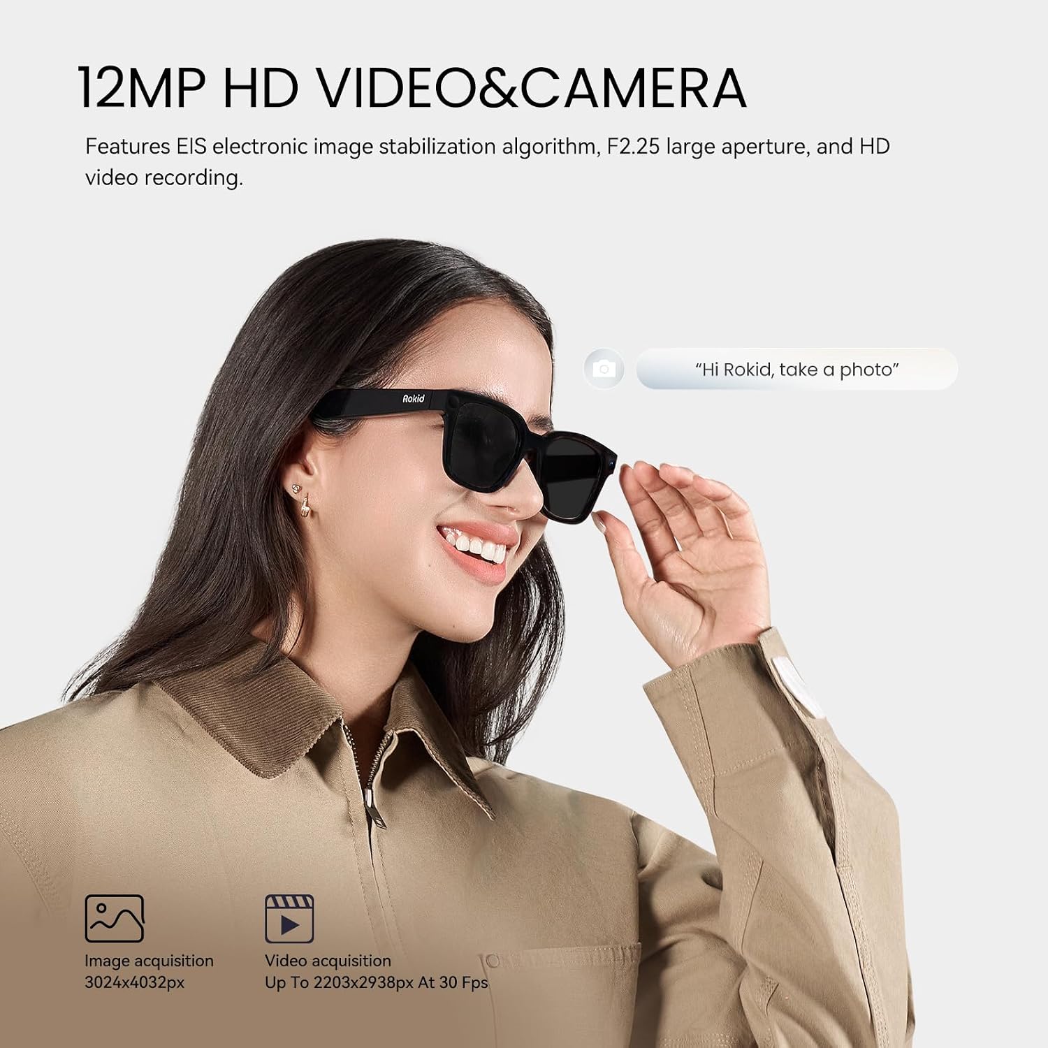 GAFAS INTELIGENTES ROKID AI GLASSES STYLE 2026 AUDIO - 4