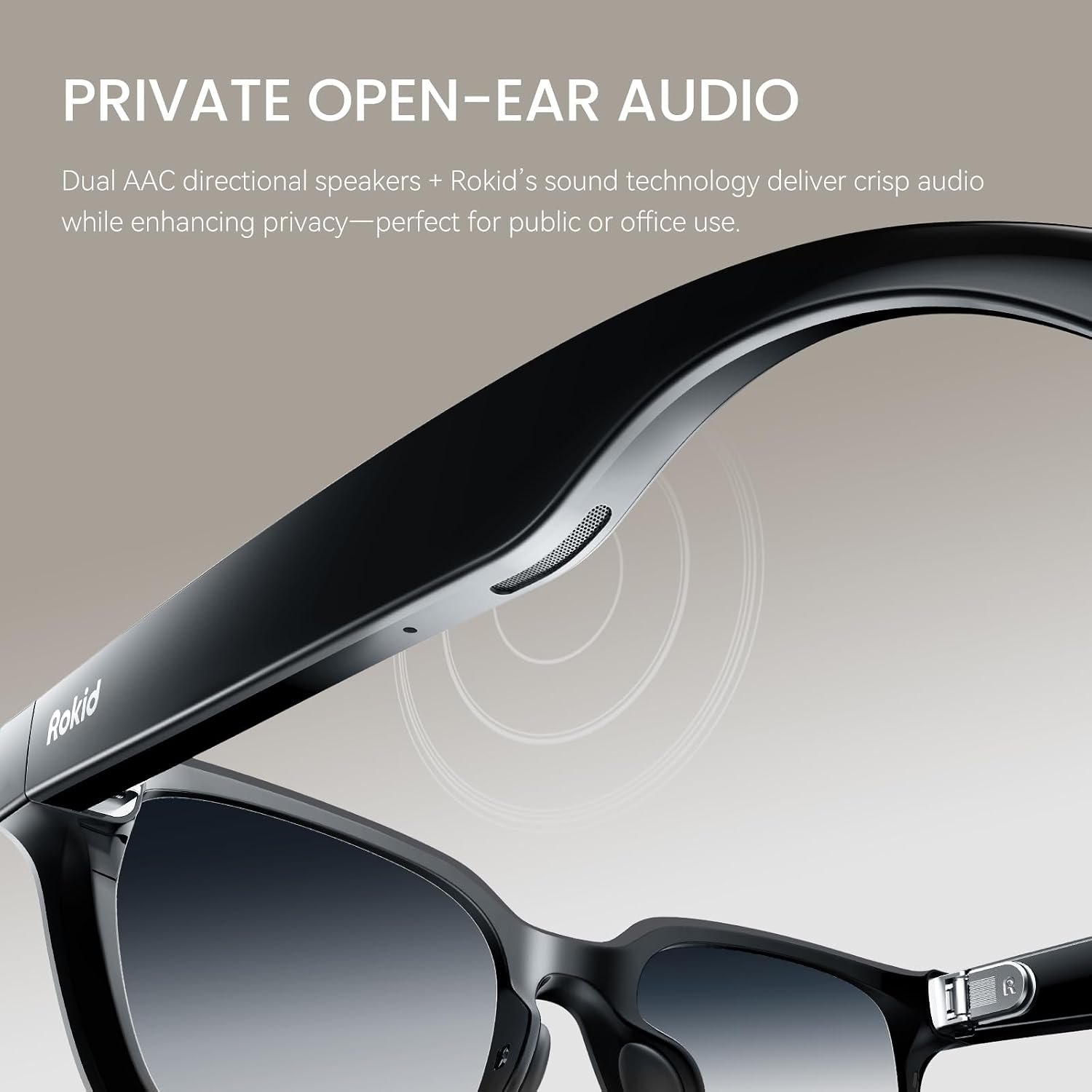GAFAS INTELIGENTES ROKID AI GLASSES STYLE 2026 AUDIO - 5