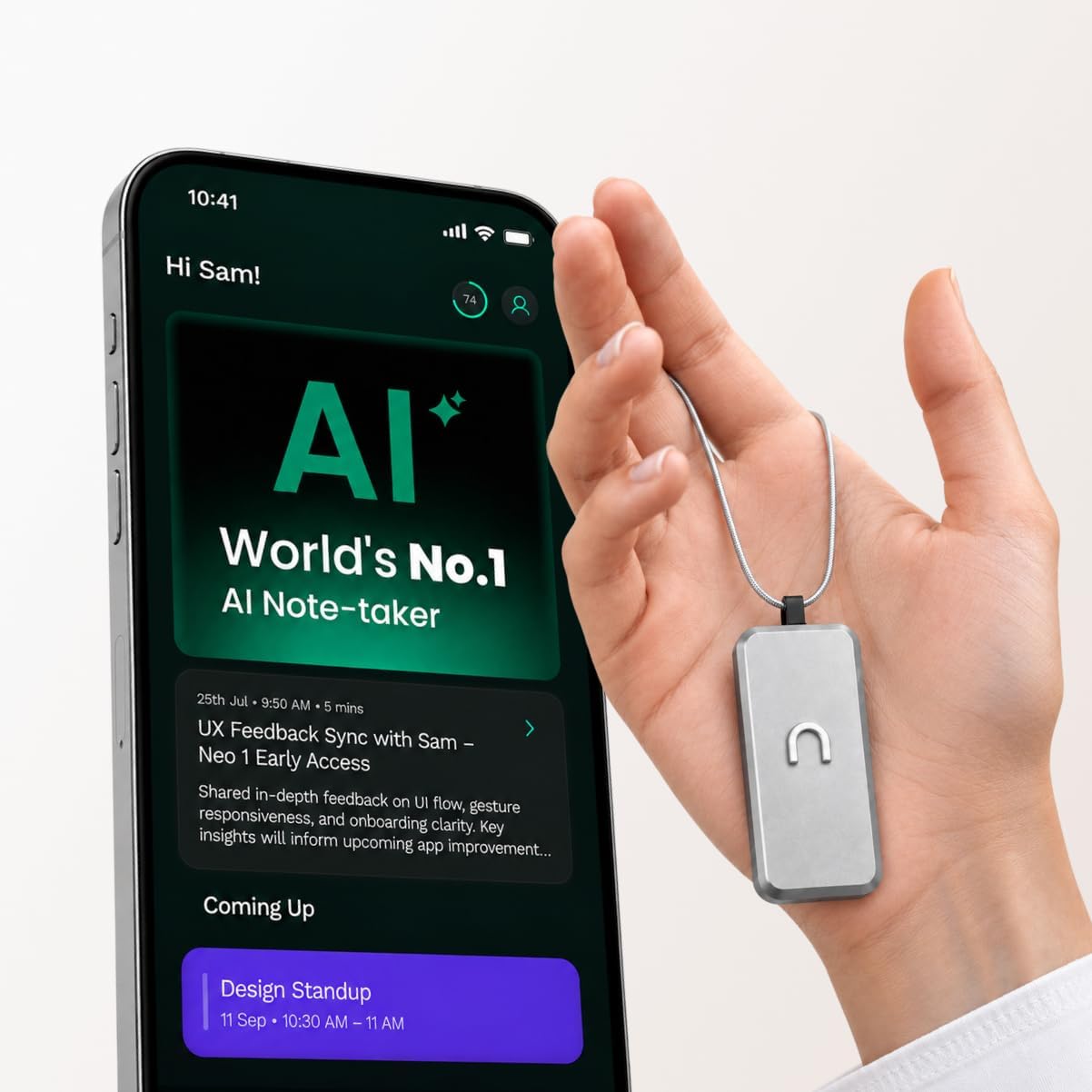GRABADORA DE PERIODISTA NEOSAPIEN NEO 1 AI COPPER - 2