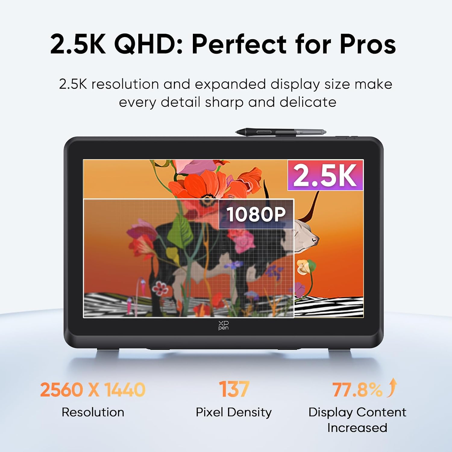 TABLETA GRÁFICA XPPEN ARTIST PRO 22 GEN 2 22' 2.5K CON PANTALLA Y 16K NIVELES DE PRESIÓN - 4