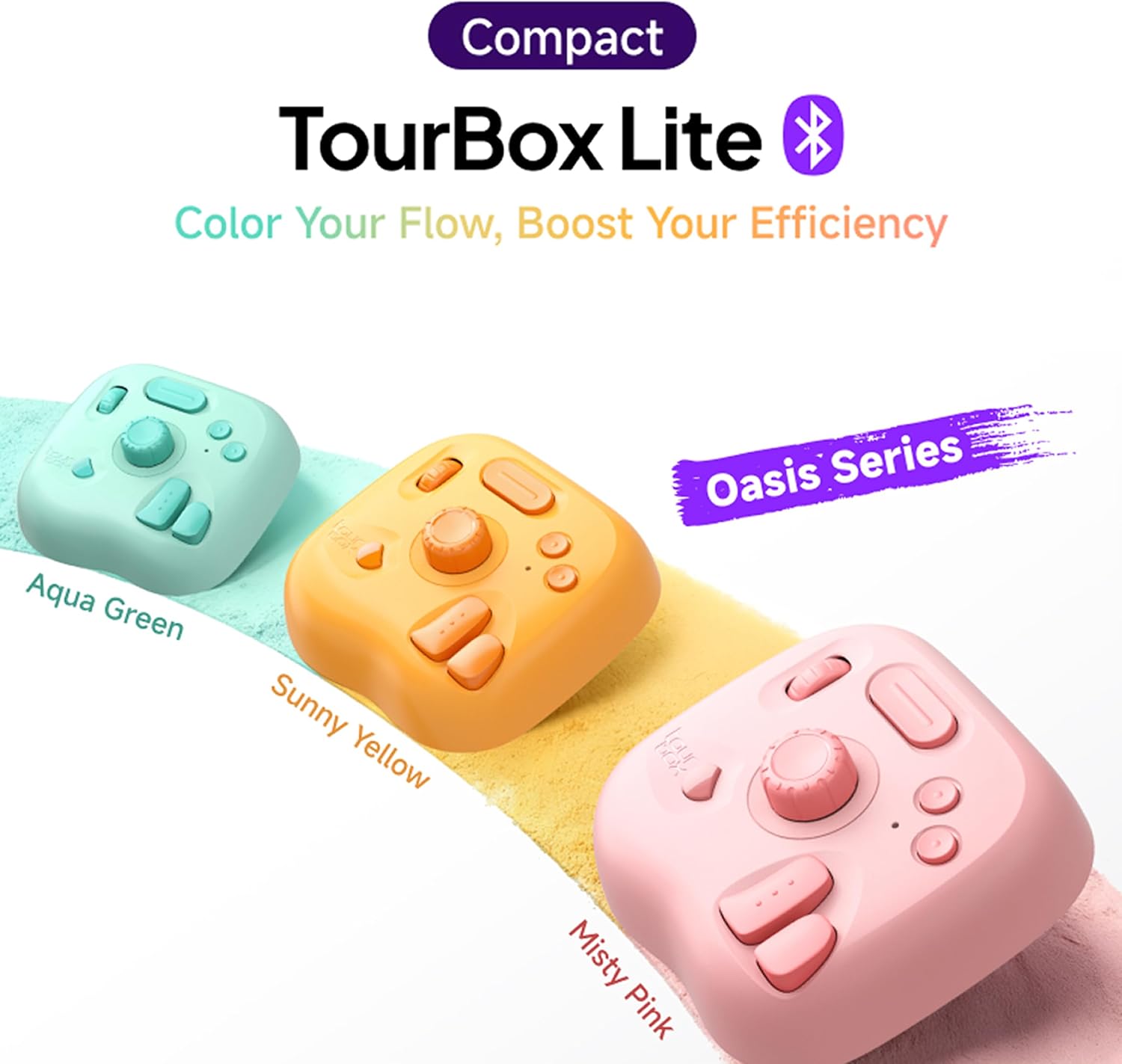 CONTROLADOR CREATIVO TOURBOX LITE BLUETOOTH VERDE - 2