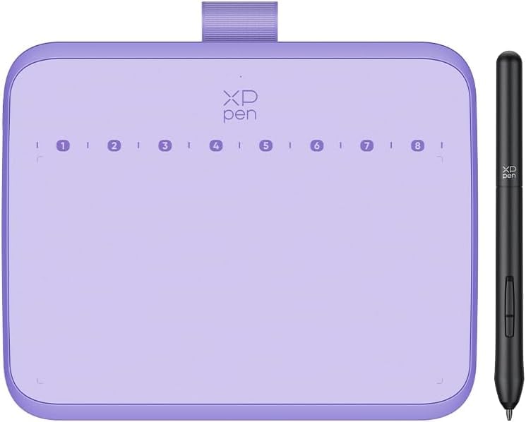 TABLETA GRÁFICA XPPEN DECO 640 MORADO CON 16384 NIVELES DE PRESIÓN - 1