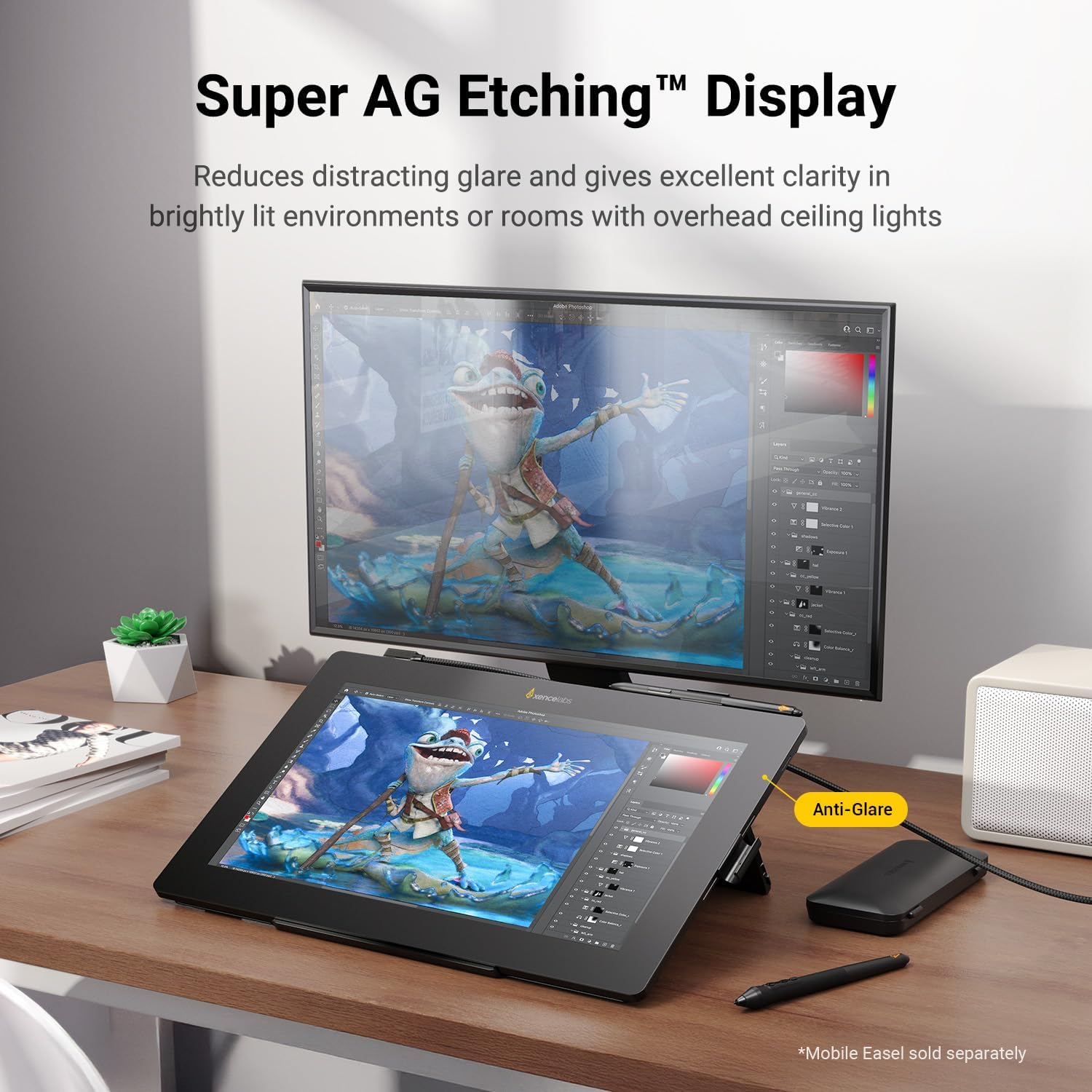 TABLETA GRÁFICA XENCELABS PEN DISPLAY 16 LITE 16'' 4K OLED CON PANTALLA Y 2 LÁPICES SIN BATERÍA - 4