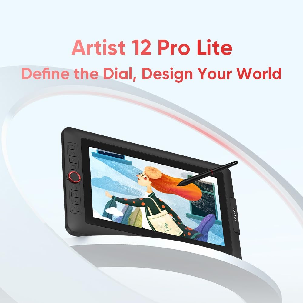 TABLETA GRÁFICA XPPEN ARTIST 12 PRO LITE CON PANTALLA Y LÁPIZ 8192 NIVELES - 2