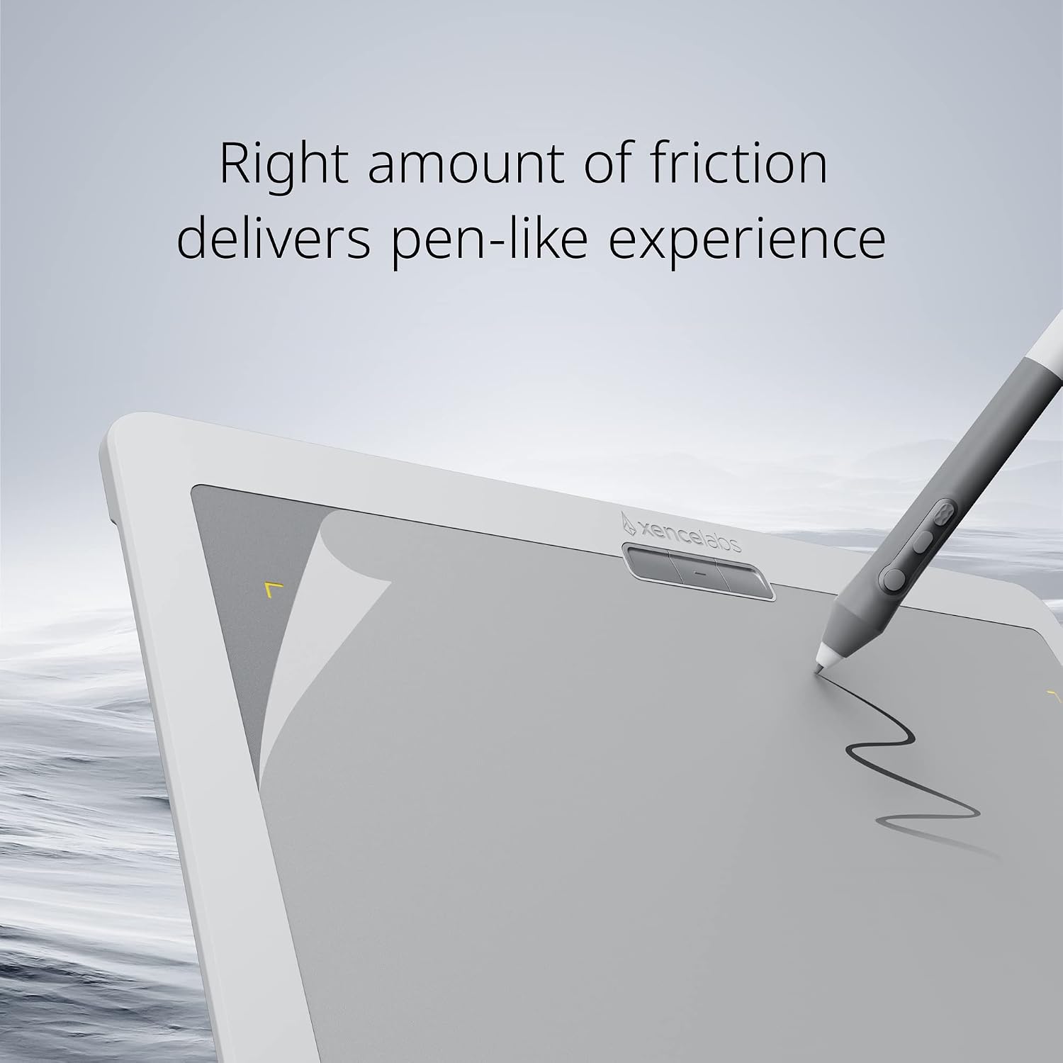 TABLETA GRÁFICA XENCELABS MEDIUM NEBULA WHITE 12' CON 40 TECLAS RÁPIDAS PERSONALIZABLES Y 2 LÁPICES SIN BATERÍA - 3