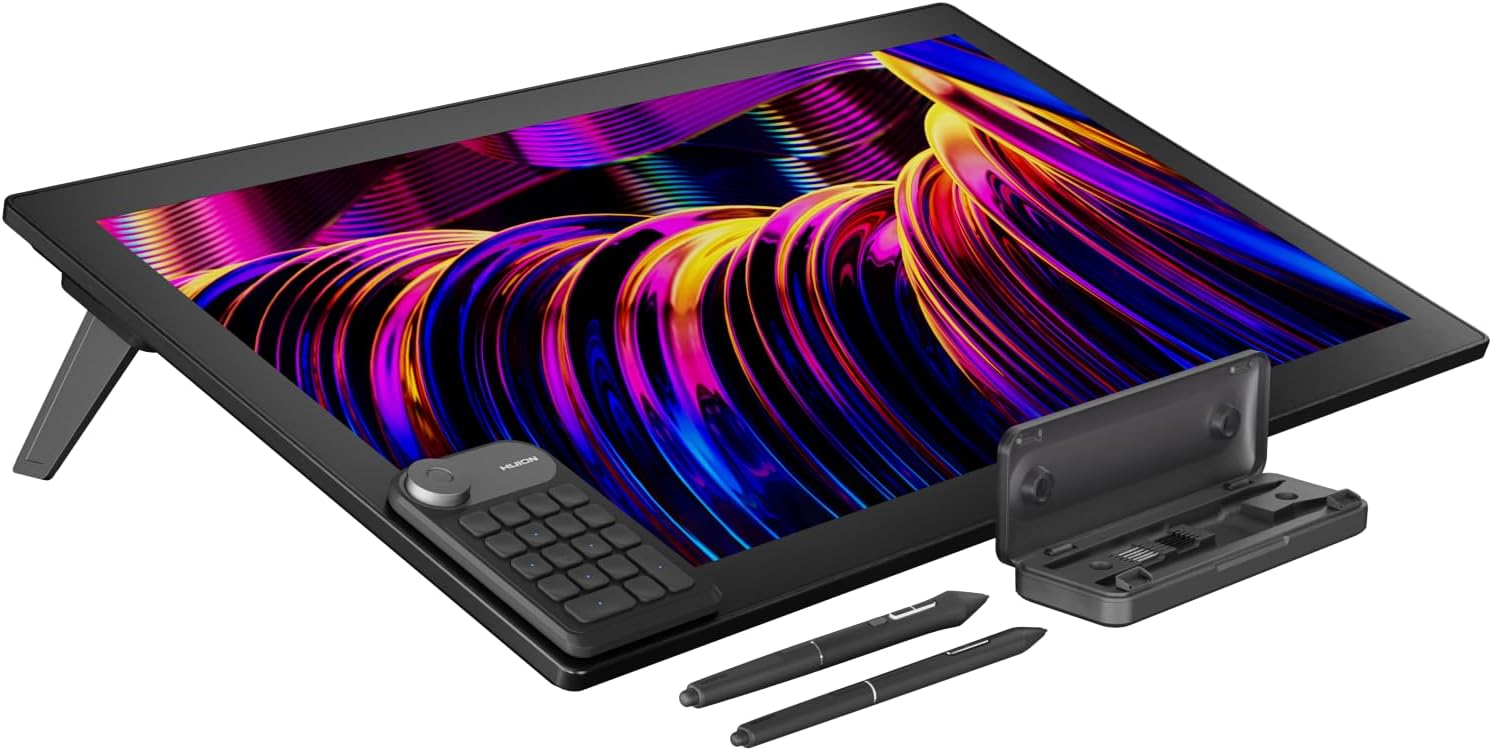 TABLET GRÁFICA HUION KAMVAS PRO 27 4K UHD CON PANTALLA Y 98% ADOBE RGB - 1