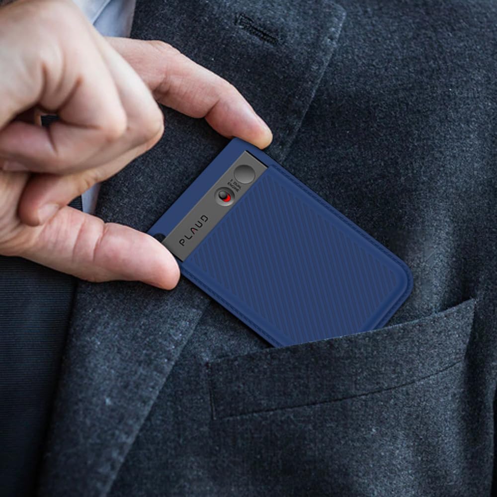 FUNDA PROTECTORA DE SILICONA PARA GRABADORA DE VOZ PLAUD NOTE AI COLOR AZUL - 5