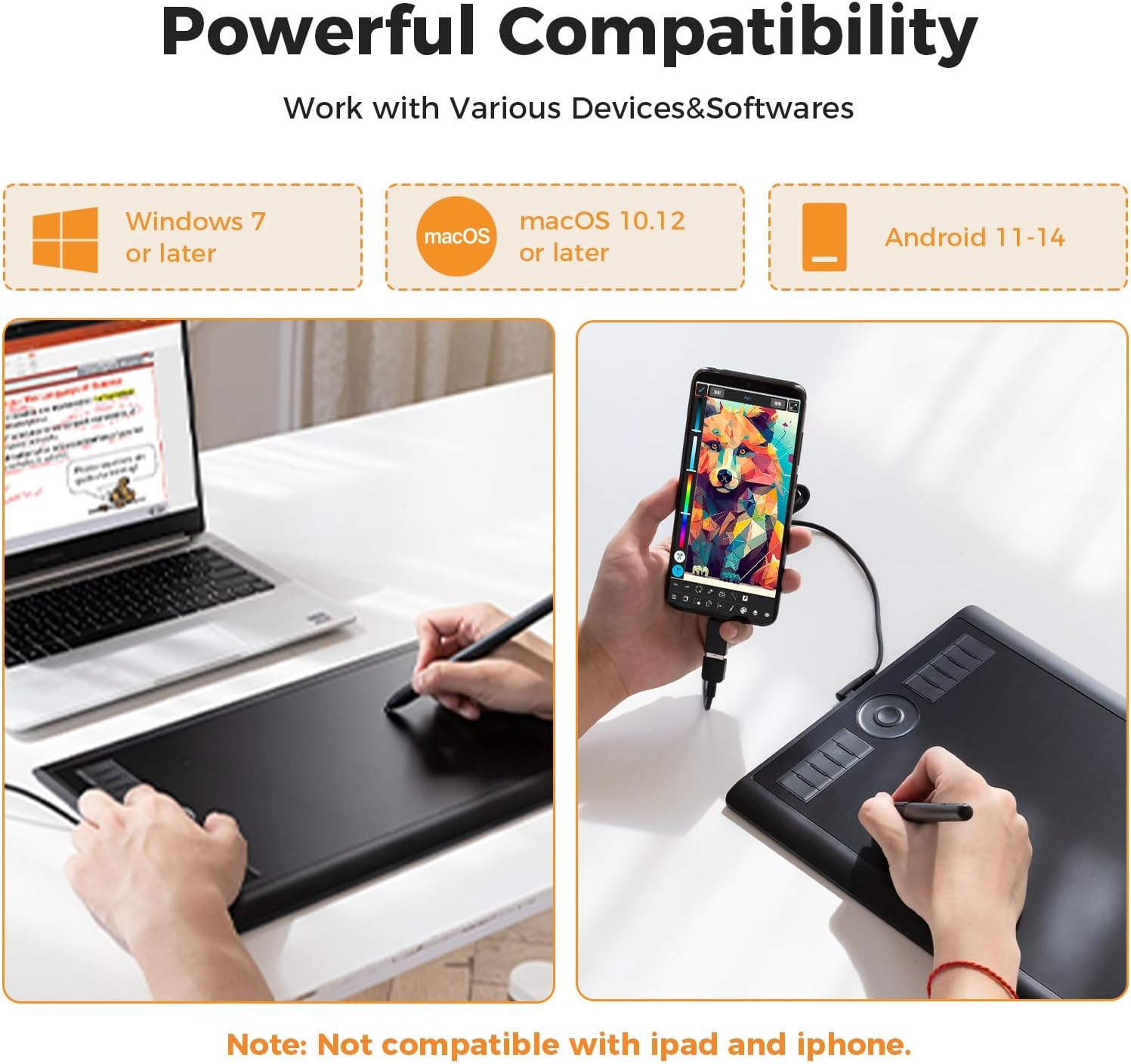 TABLETA GRÁFICA GAOMON M10K 10X6 CON ANILLO TÁCTIL, 10 TECLAS Y 8192 NIVELES DE PRESIÓN - 2