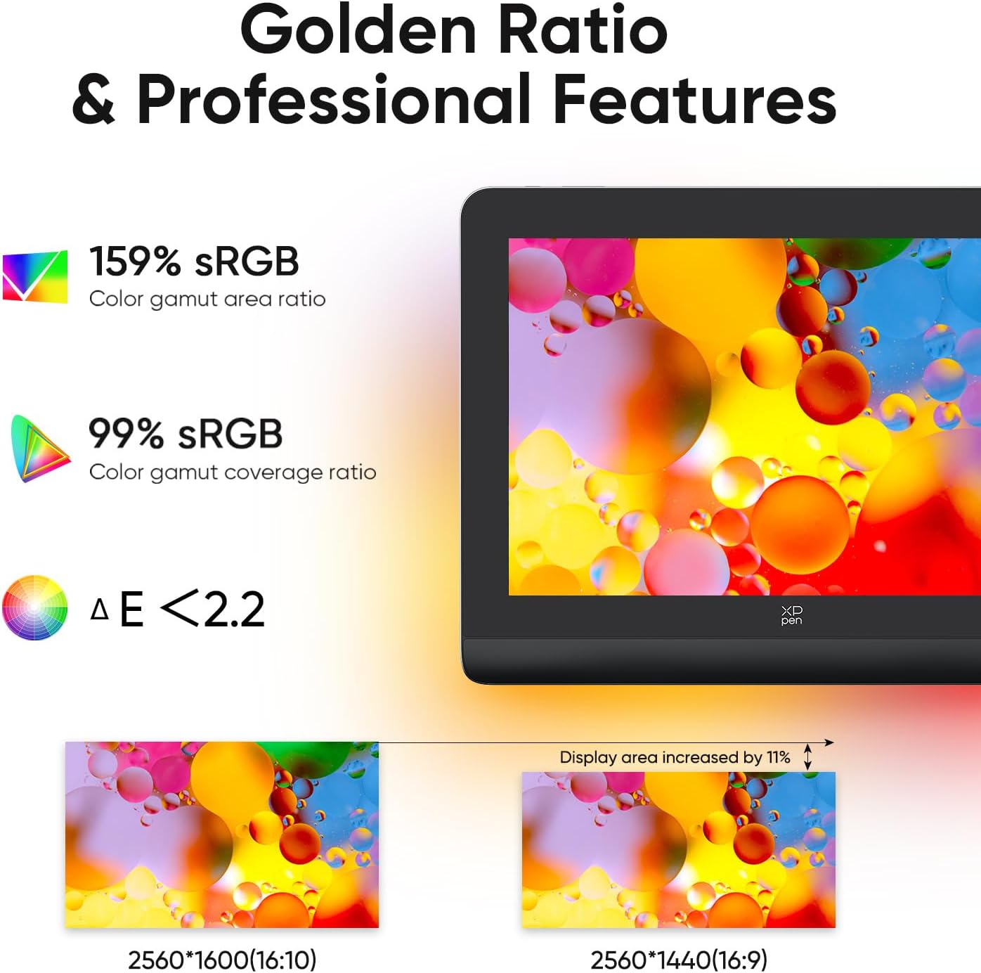 TABLETA GRÁFICA XPPEN ARTIST PRO 16 GEN2 16 PULG QHD 2.5K 16384 NIVELES PRESIÓN - 4