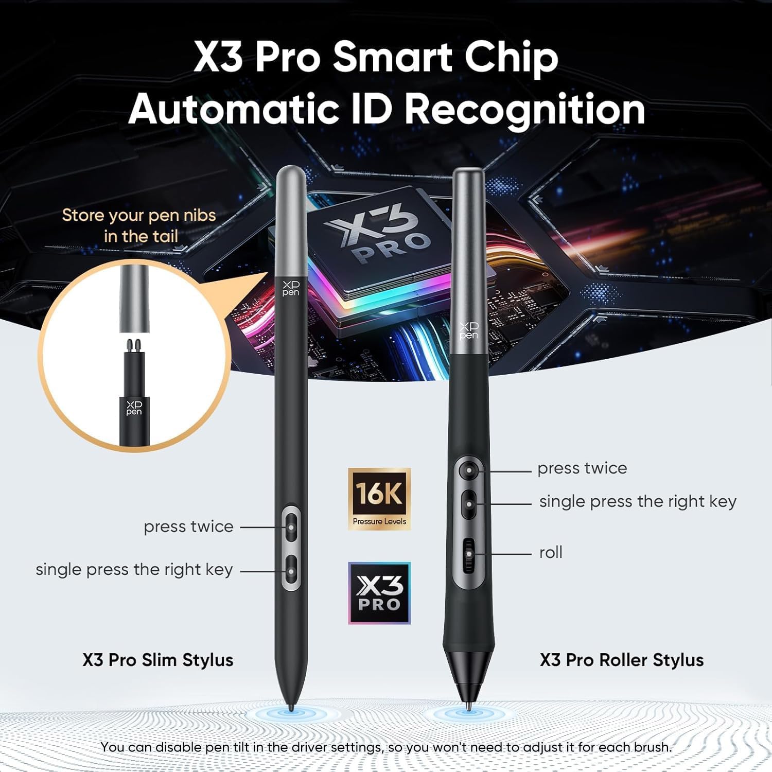 TABLETA GRÁFICA XPPEN ARTIST PRO 19 GEN2 18.4' 4K UHD CON PANTALLA Y DOBLE LÁPIZ - 4