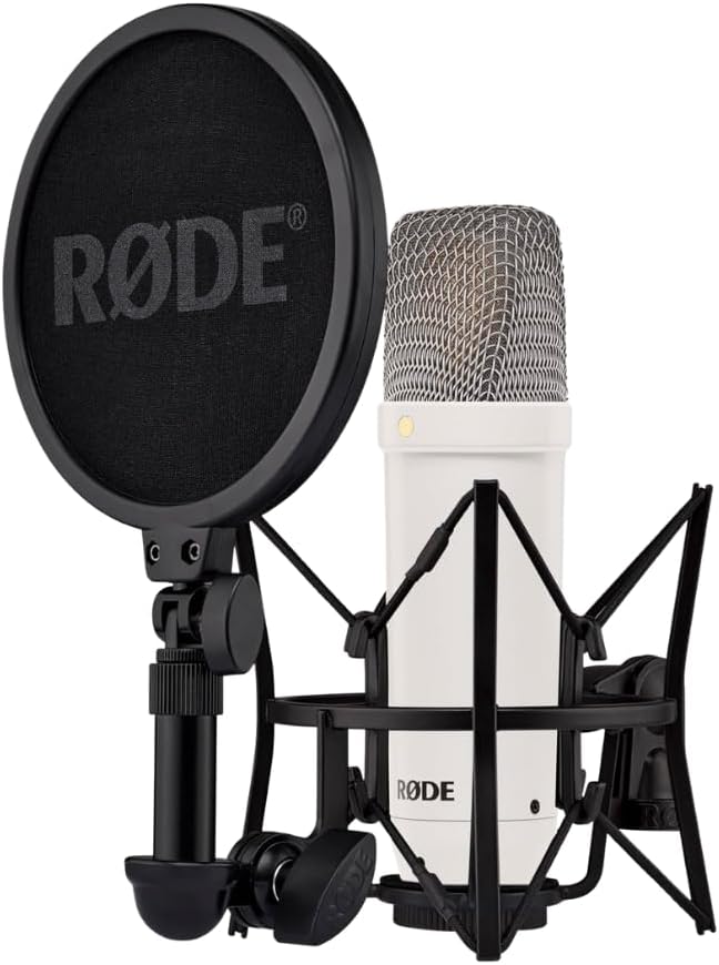 MICRÓFONO DE ESTUDIO CONDENSADOR RØDE NT1 SIGNATURE SERIES BLANCO - 1