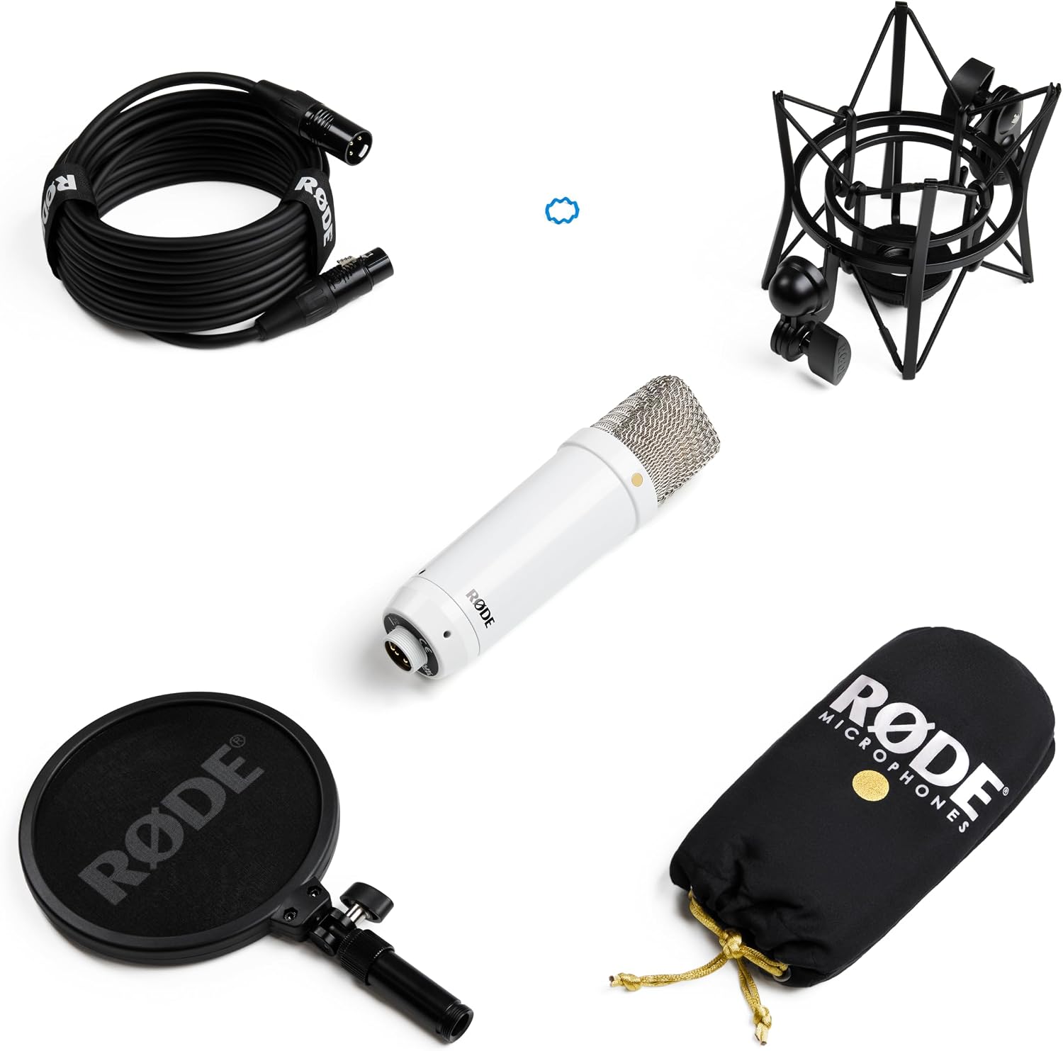 MICRÓFONO DE ESTUDIO CONDENSADOR RØDE NT1 SIGNATURE SERIES BLANCO - 5