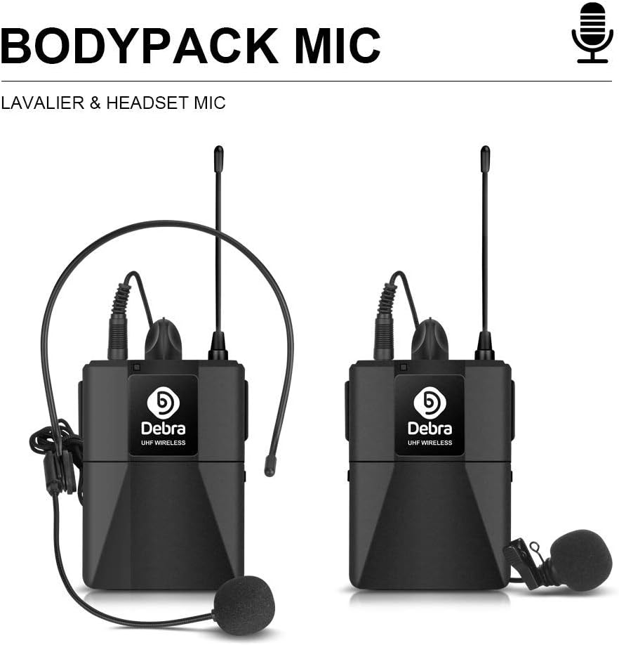 MICRÓFONO INALÁMBRICO D DEBRA AUDIO AU400 PRO UHF 4 CANALES - 4