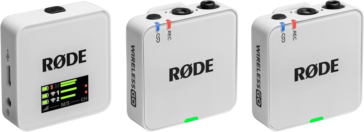 MICRÓFONO INALÁMBRICO RODE WIRELESS GO GEN 3 BLANCO - 1