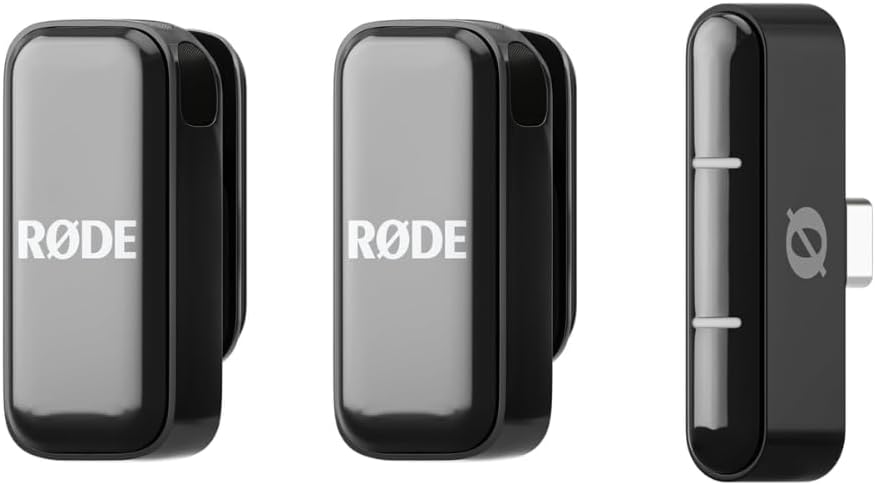 MICRÓFONO INALÁMBRICO RODE WIRELESS MICRO 2 MICRÓFONOS CON ESTUCHE DE CARGA USB-C PARA IPHONE Y ANDROID - 1