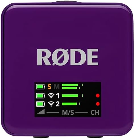 MICRÓFONO INALÁMBRICO RODE WIRELESS GO GEN 3 MORADO - 4