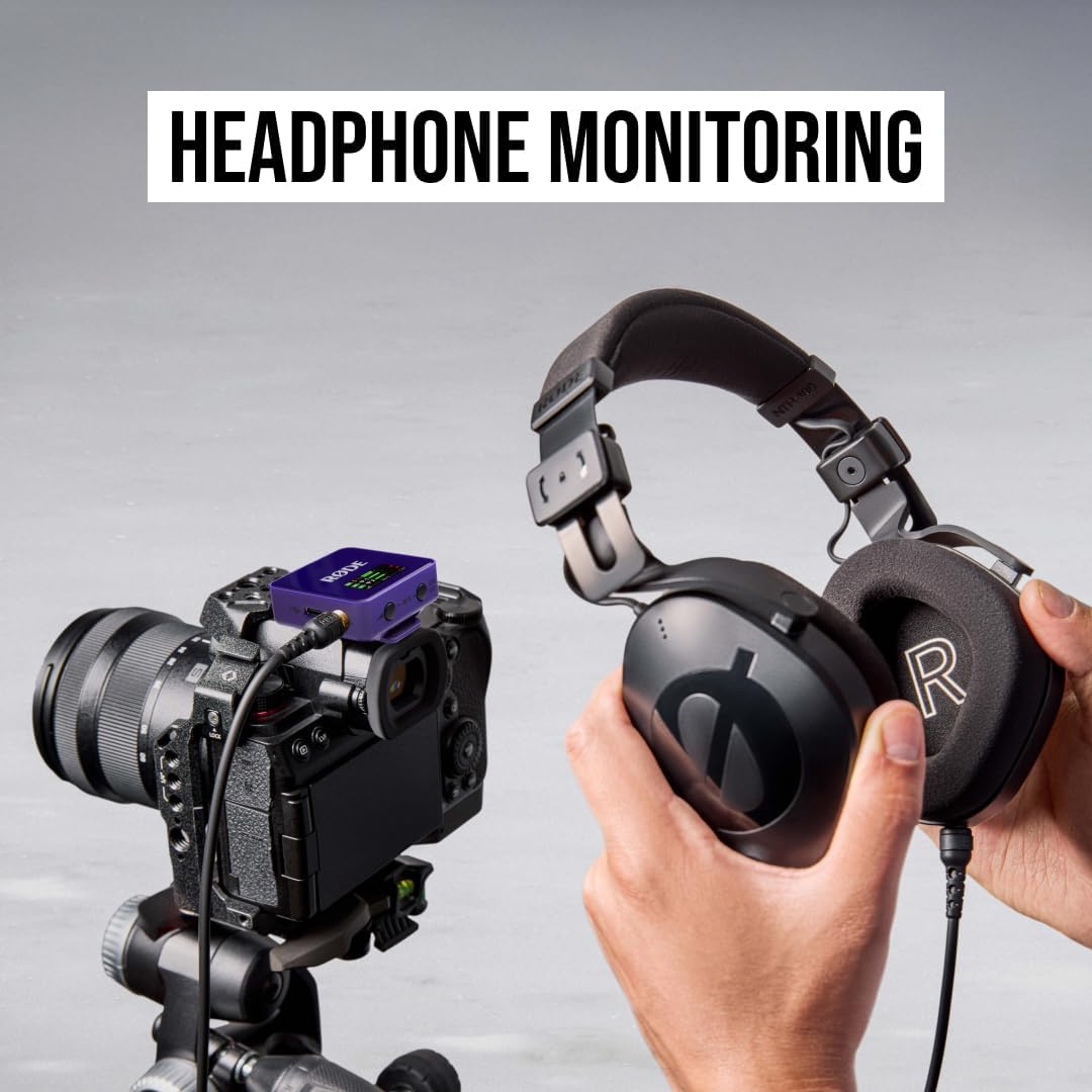MICRÓFONO INALÁMBRICO RODE WIRELESS GO GEN 3 MORADO - 5
