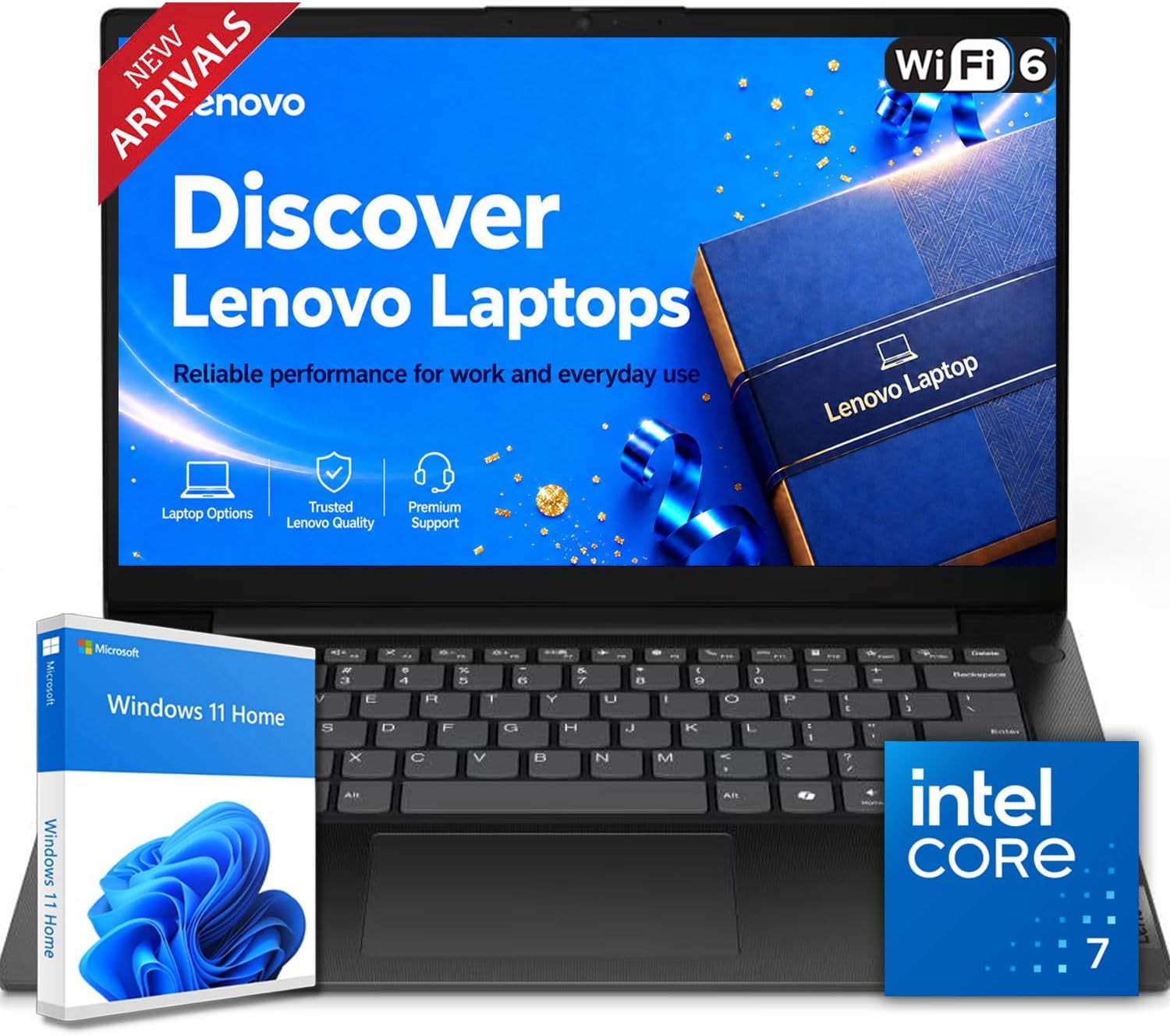 LAPTOP LENOVO V-SERIES 2026 INTEL CORE I7 240H 64GB DDR5 2TB PCIE 15.6' FHD WINDOWS 11 PRO - 1