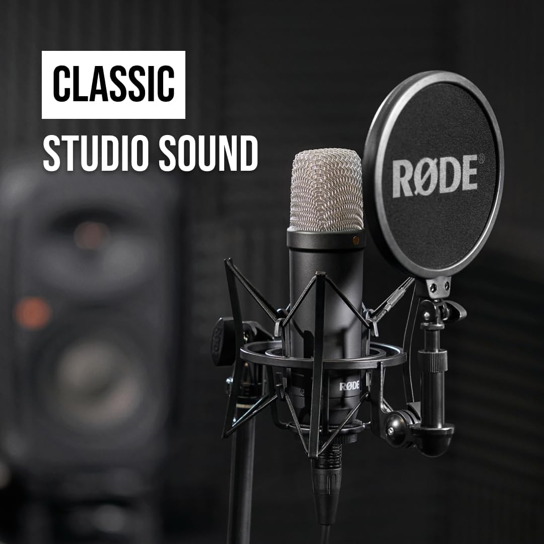 MICRÓFONO DE ESTUDIO CONDENSADOR RØDE NT1 SIGNATURE SERIES NEGRO - 4