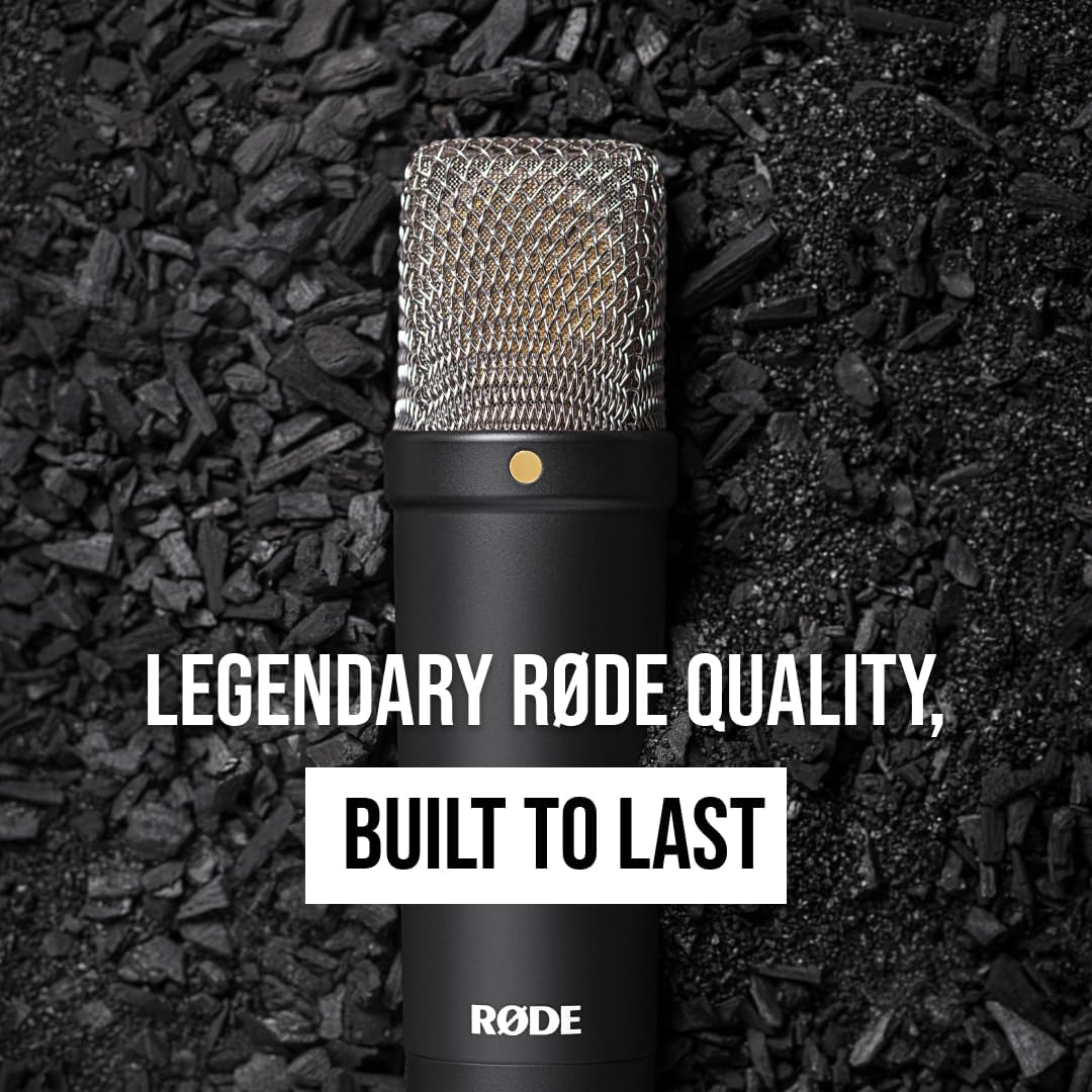 MICRÓFONO DE ESTUDIO CONDENSADOR RØDE NT1 SIGNATURE SERIES NEGRO - 5