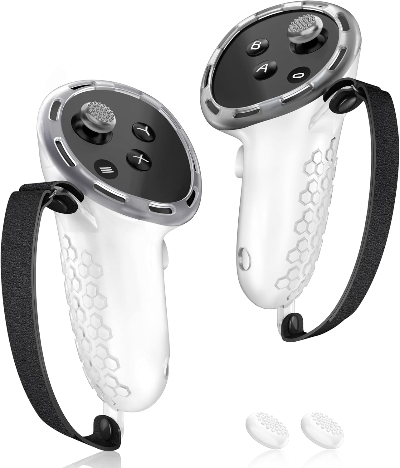 CUBIERTAS PARA CONTROLES VR AMZDM PARA META QUEST 3 TRANSPARENTES - 1